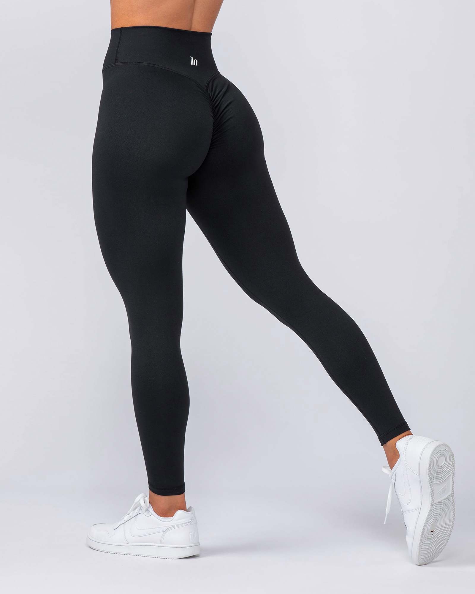 Instinct Scrunch Ankle Length Leggings - Black