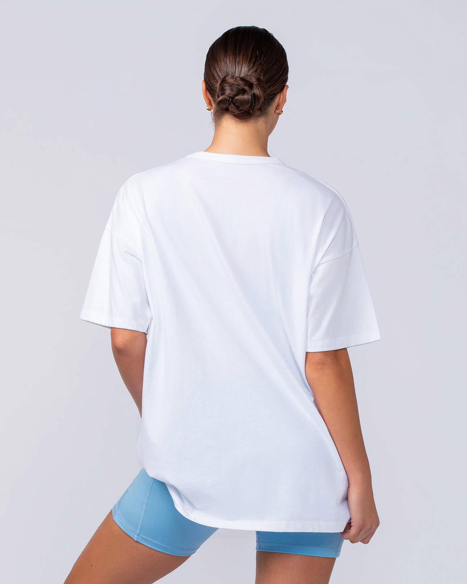 Girl Dinner Oversized Tee - White