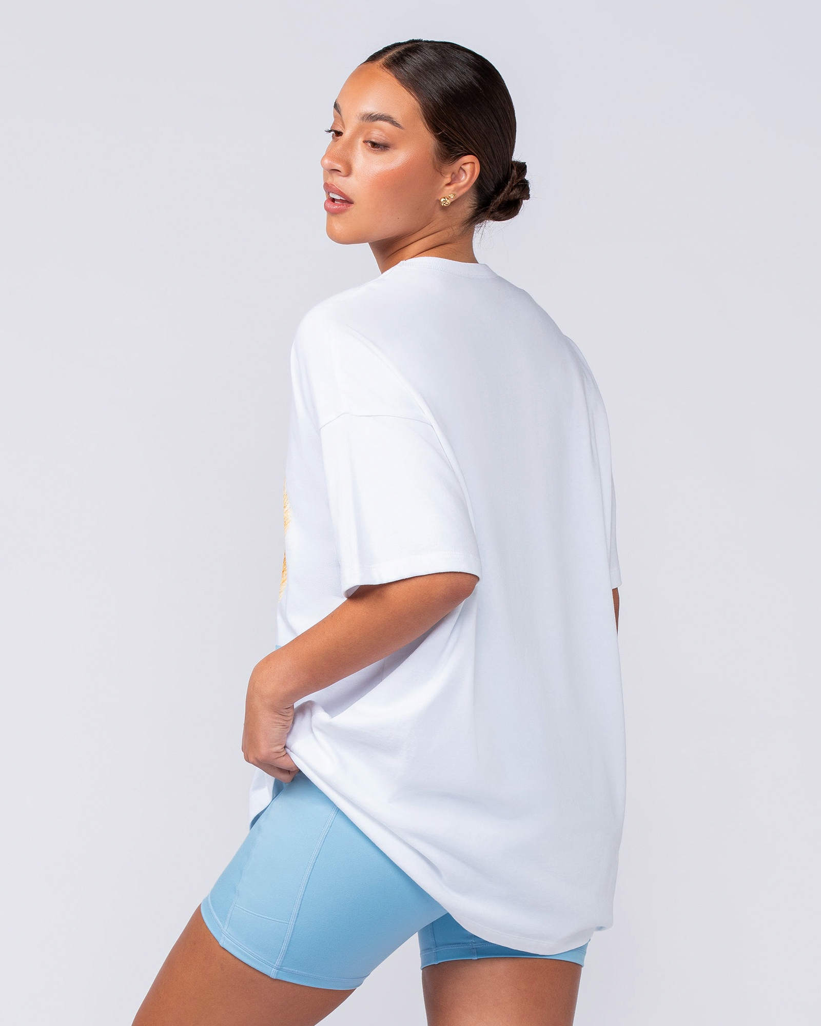 P Power Oversized Tee - White