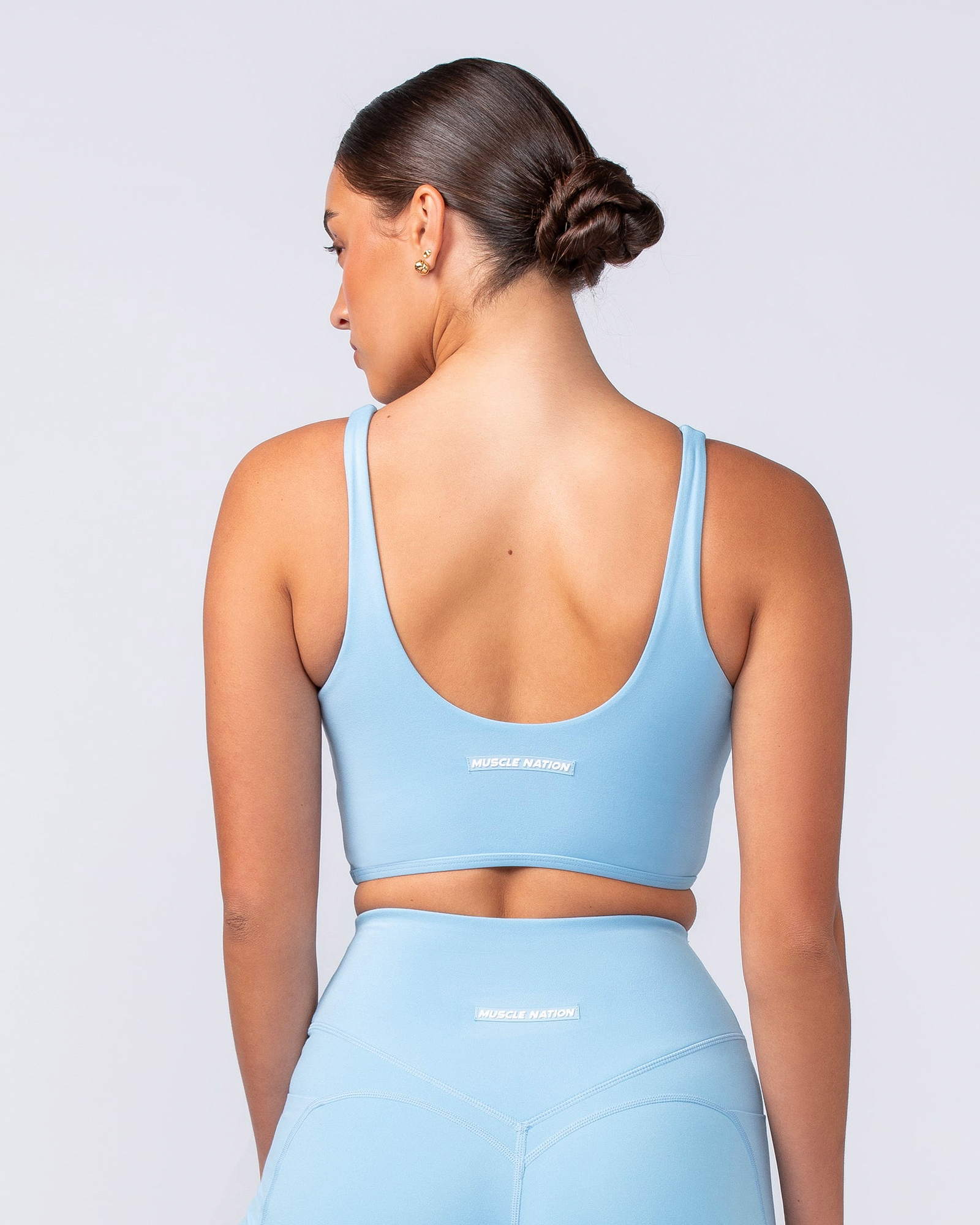 Limitless Longline Bra - Pacific Blue