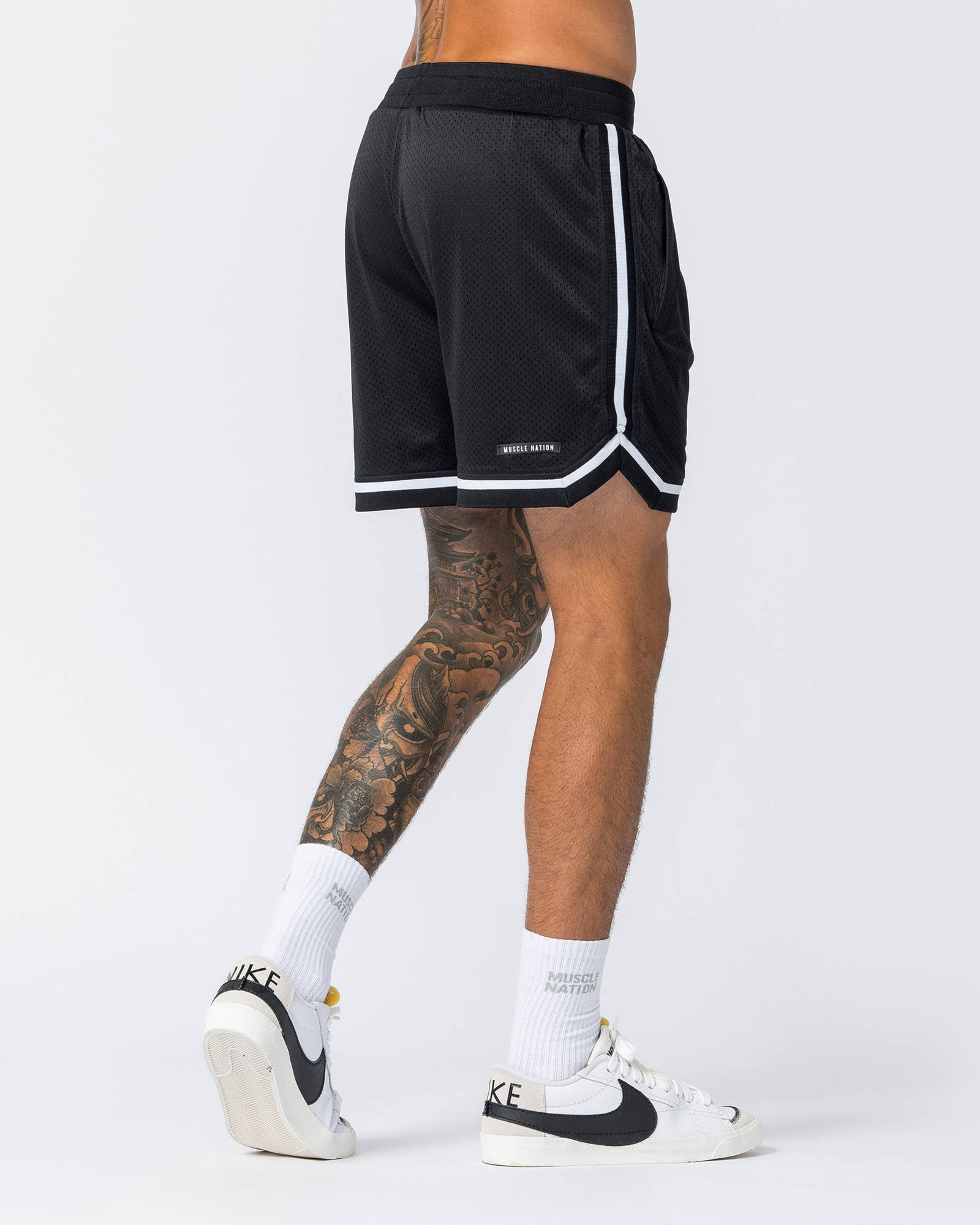 Mens 5" Basketball Shorts - Black