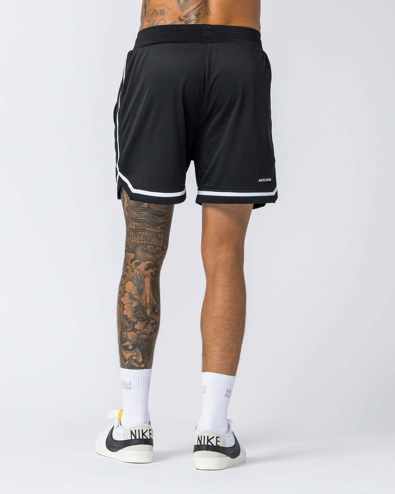 Mens 5" Basketball Shorts - Black