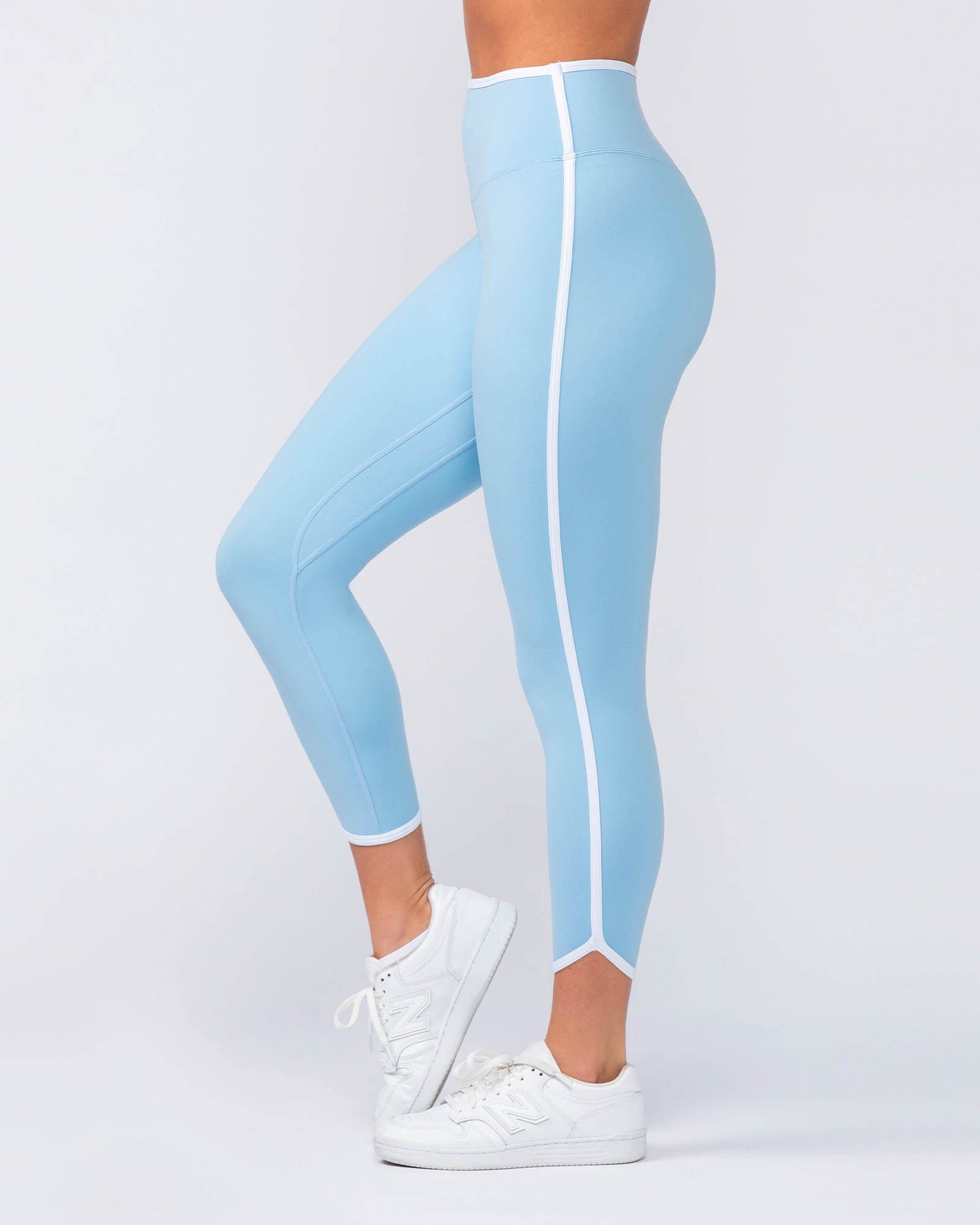 Retro Everyday Leggings - Pacific Blue