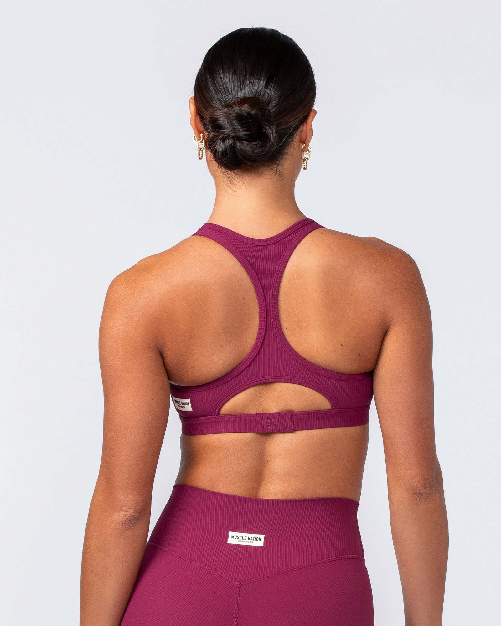 Drew Rib Bra - Rose Bud
