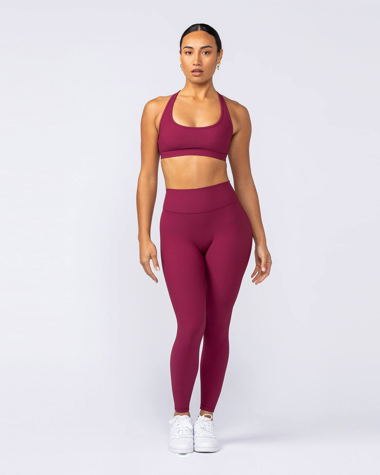 Drew Rib Bra - Rose Bud