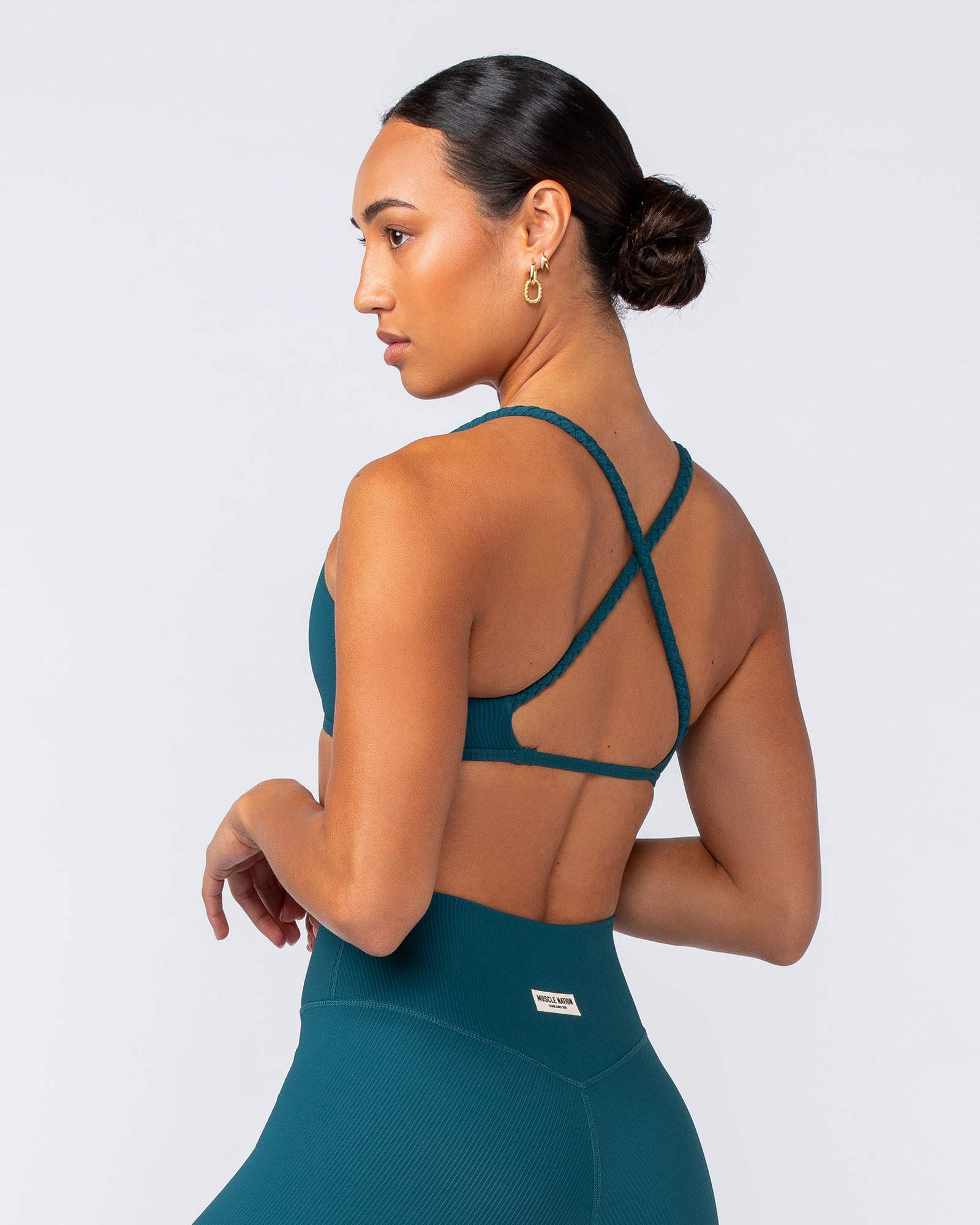 Breeze Rib Bralette - Dark Marine