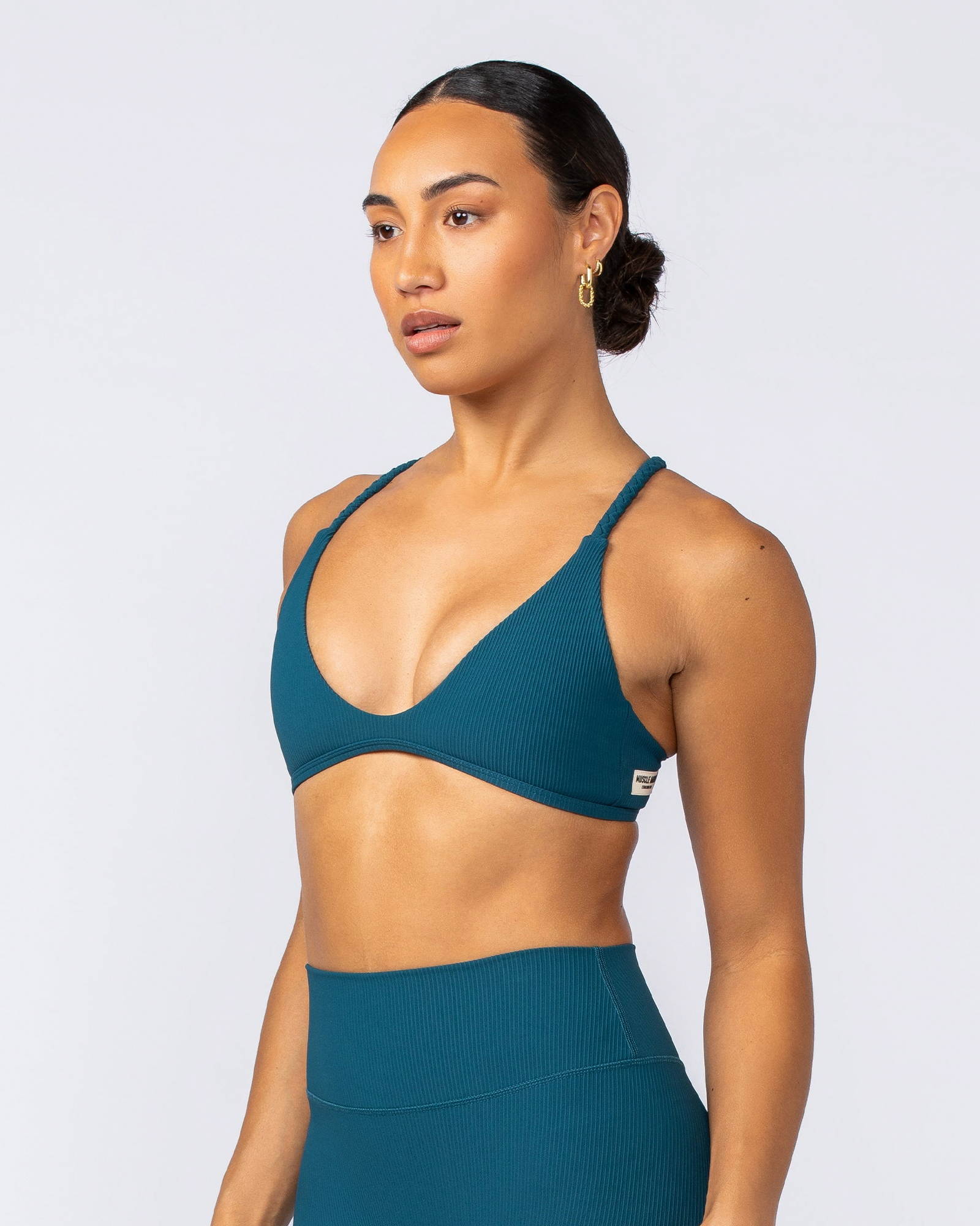 Breeze Rib Bralette - Dark Marine