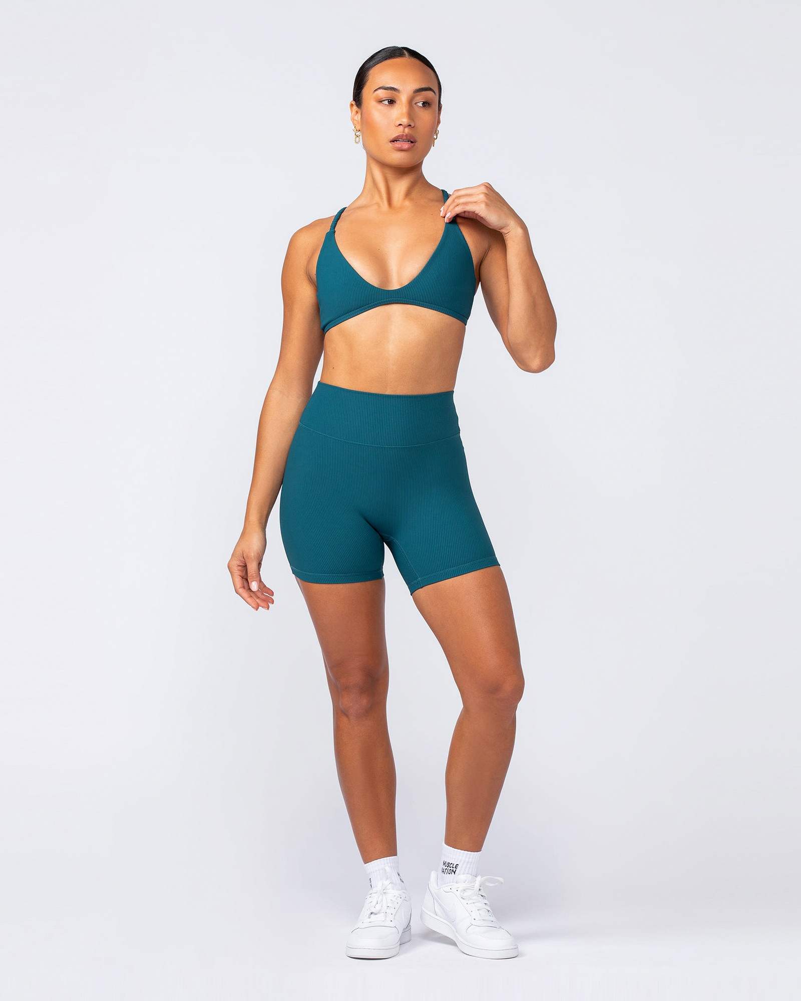Breeze Rib Bralette - Dark Marine
