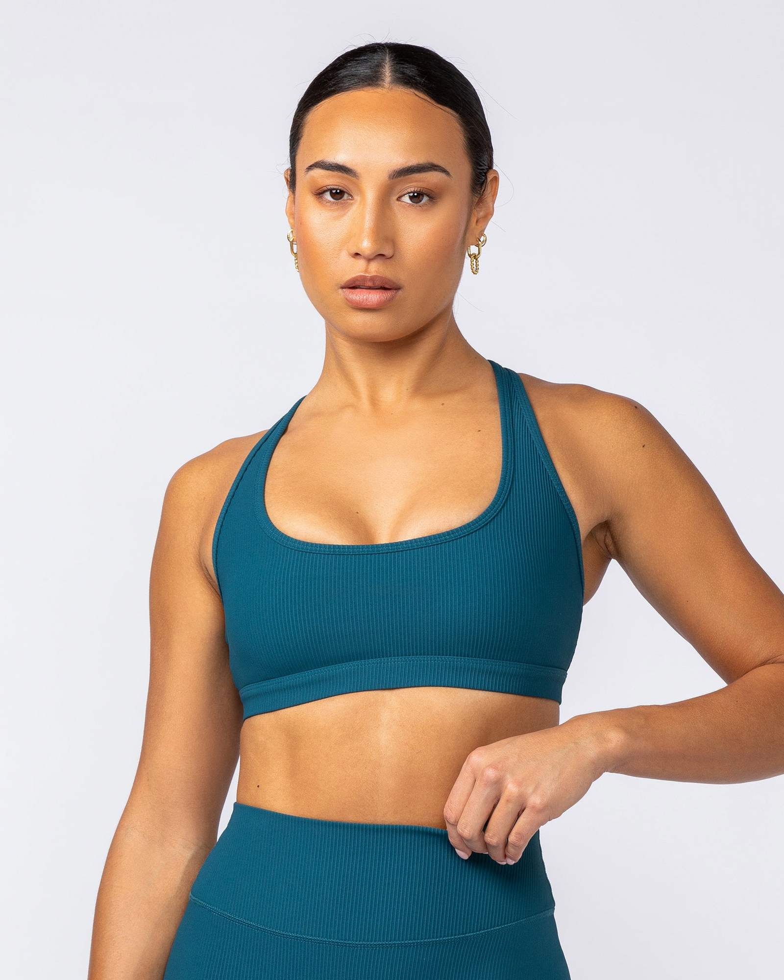 Drew Rib Bra - Dark Marine