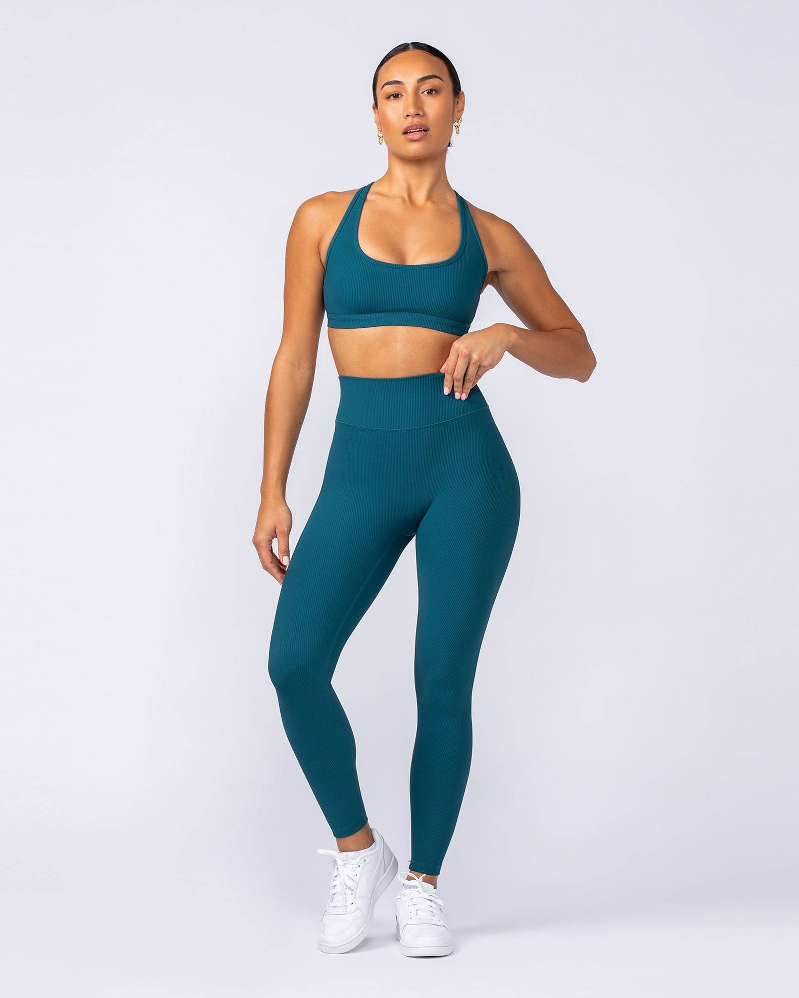 Drew Rib Bra - Dark Marine