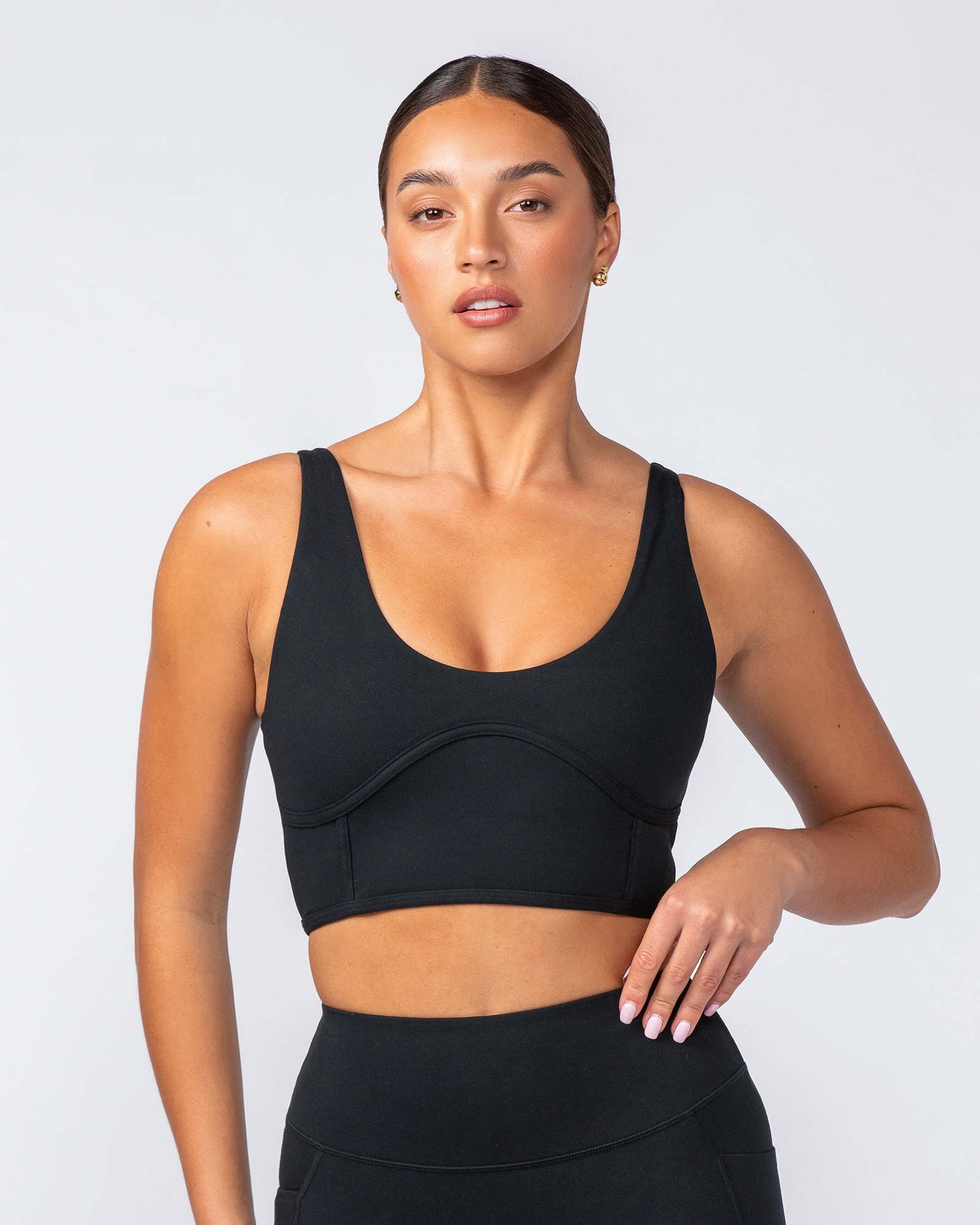 Limitless Longline Bra - Black