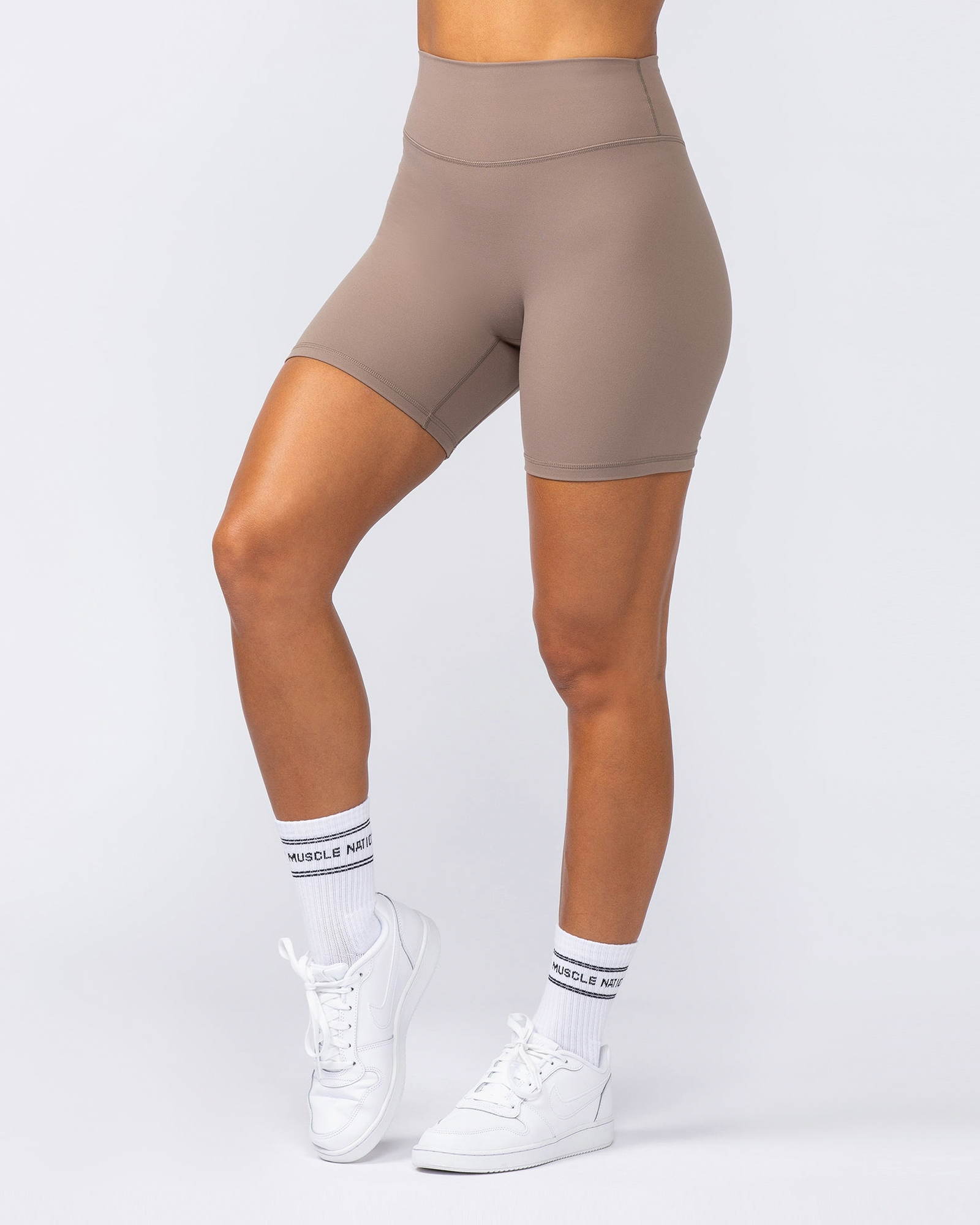 Liberty Zero Rise Bike Shorts - Mushroom