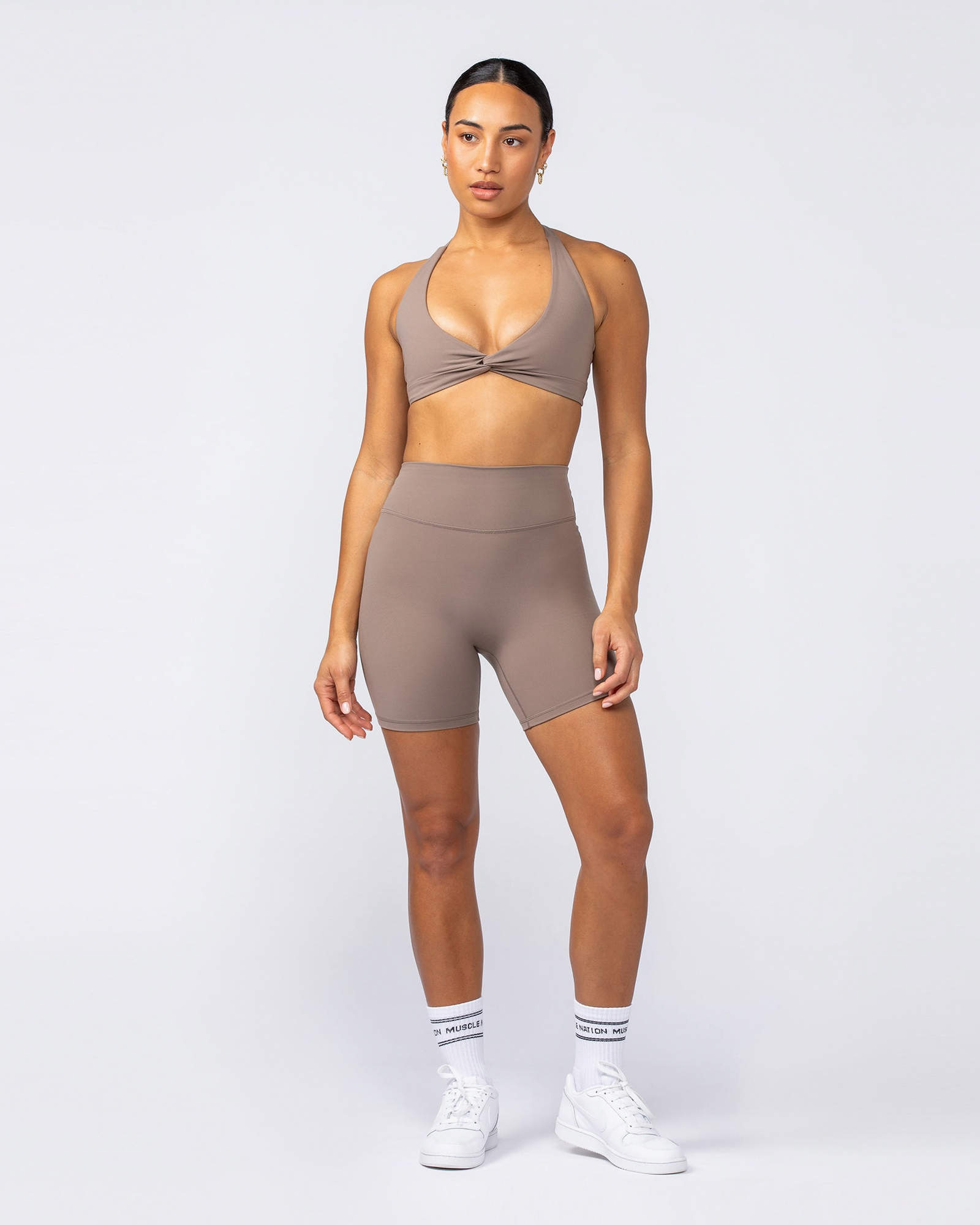 Liberty Zero Rise Bike Shorts - Mushroom