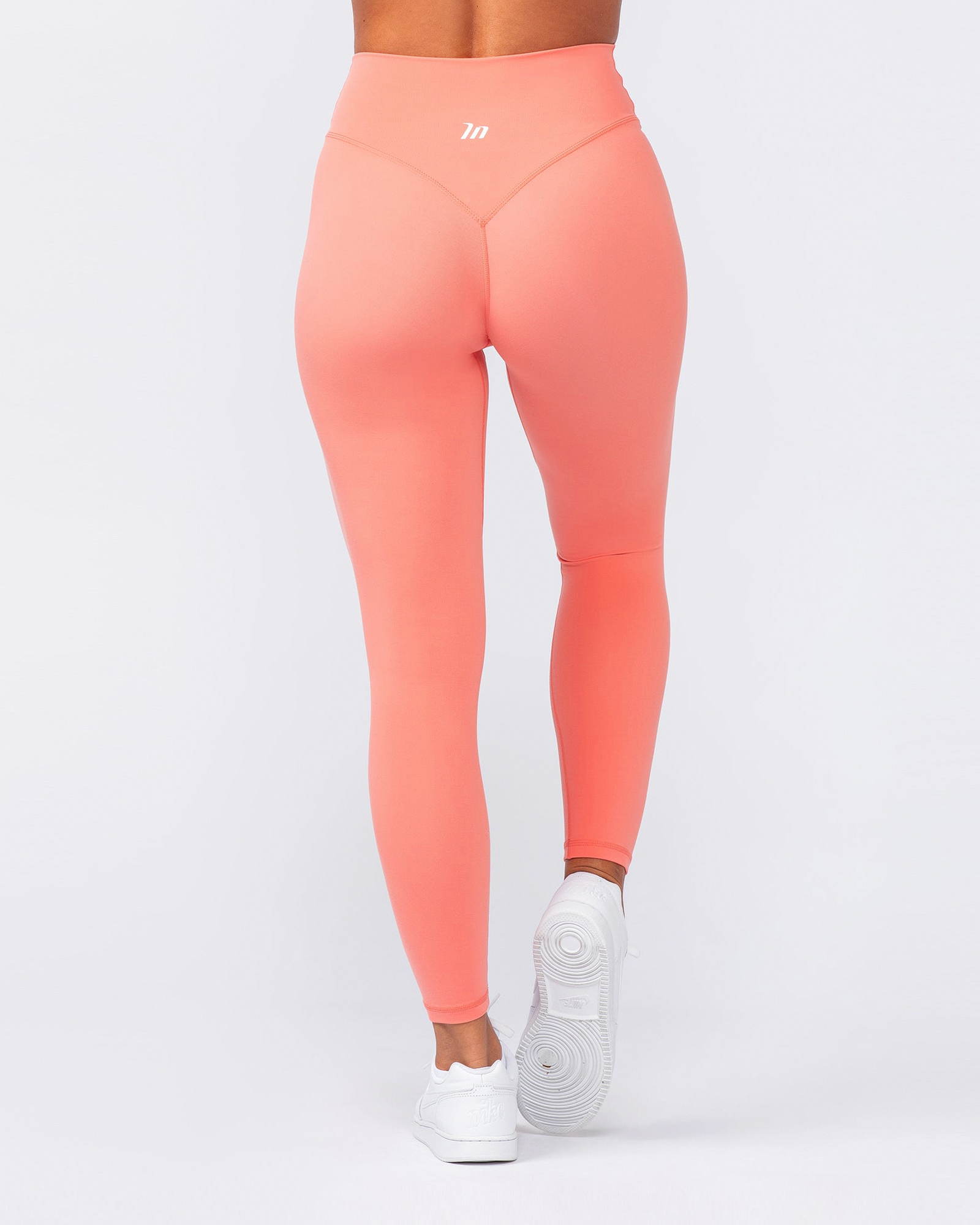 Liberty Zero Rise Ankle Length Leggings - Peach Pink