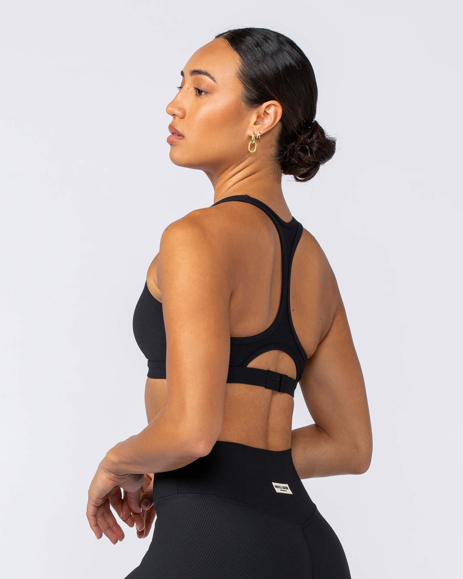 Drew Rib Bra - Black