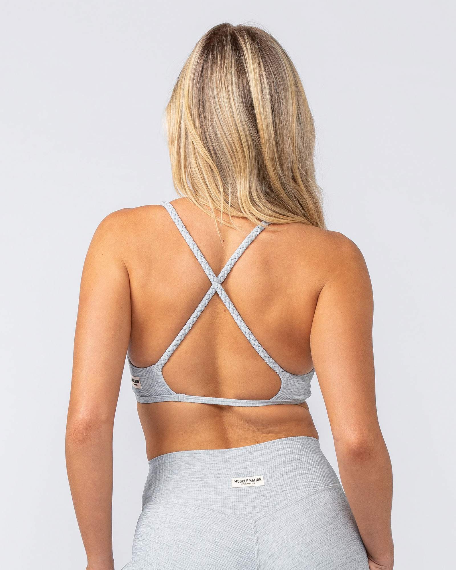 Breeze Rib Bralette - Grey Marl