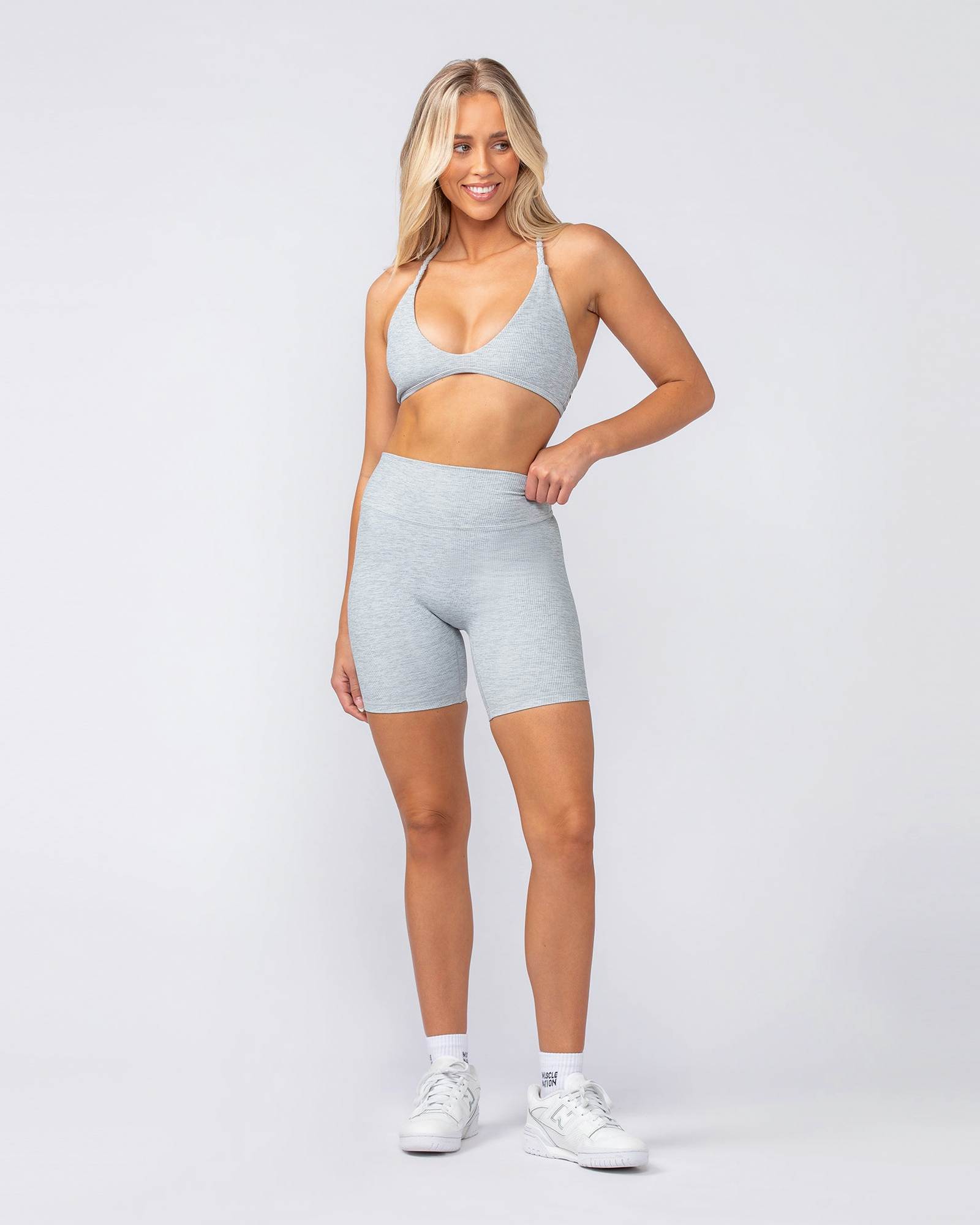 Breeze Rib Bralette - Grey Marl