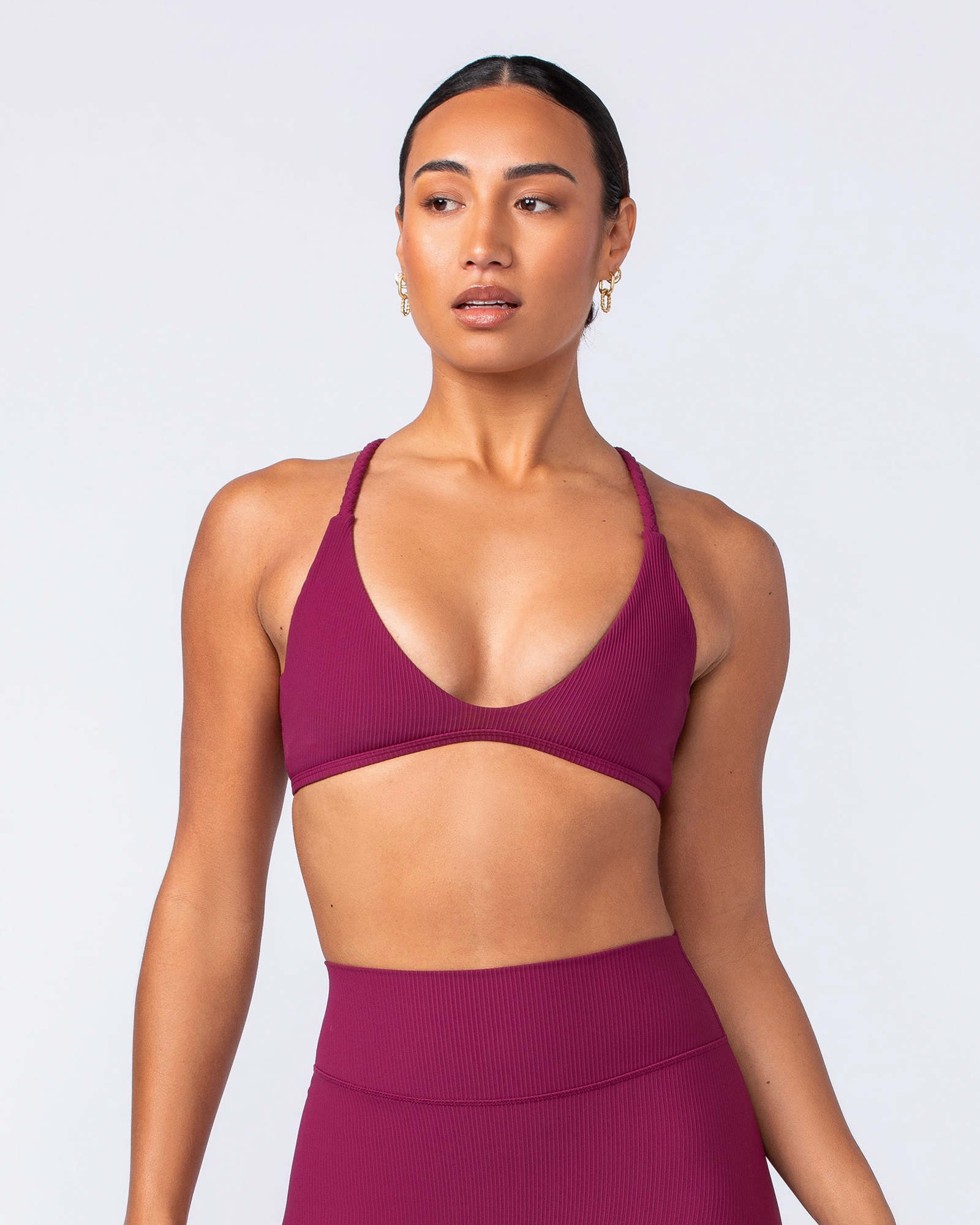 Breeze Rib Bralette - Rose Bud