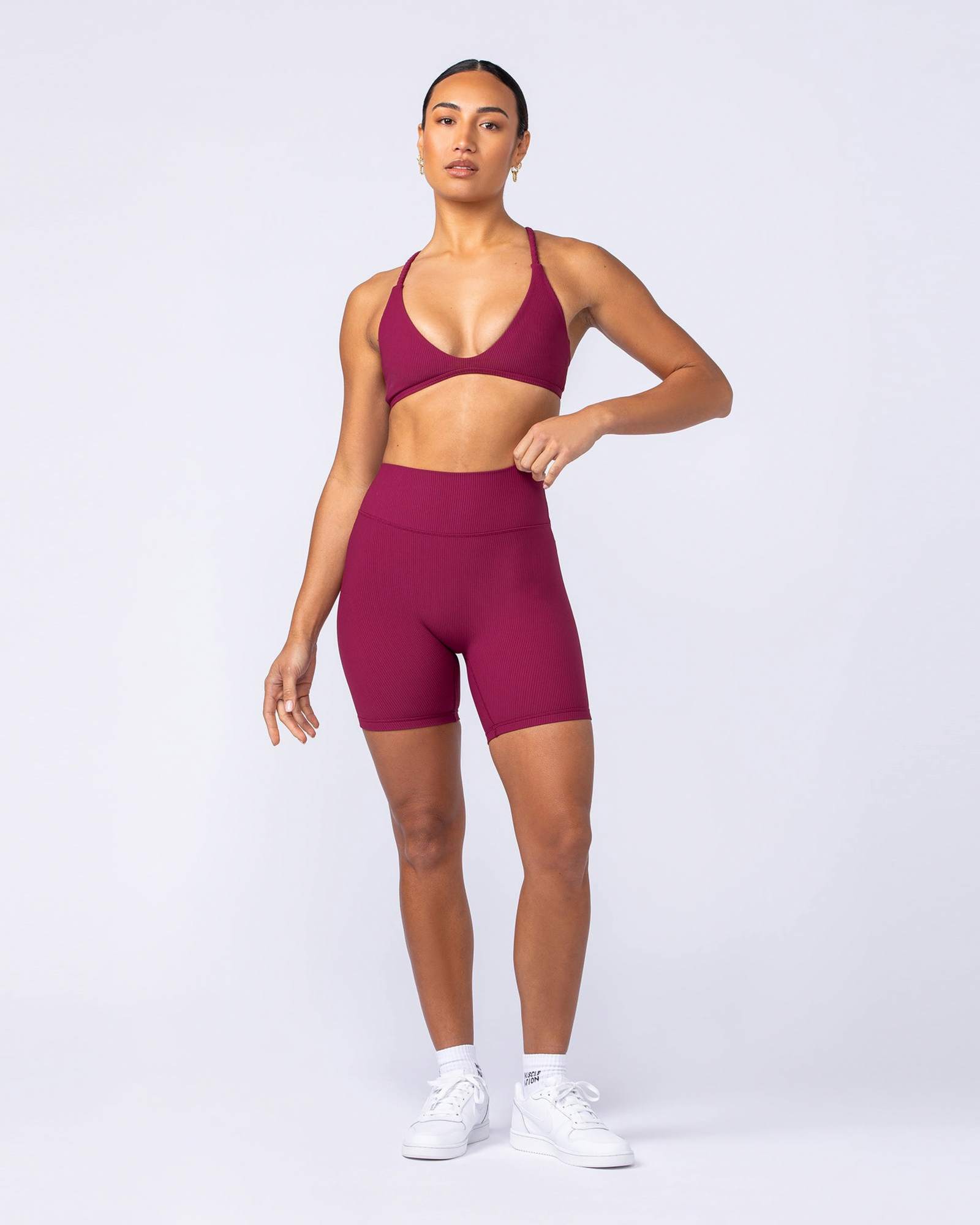 Breeze Rib Bralette - Rose Bud
