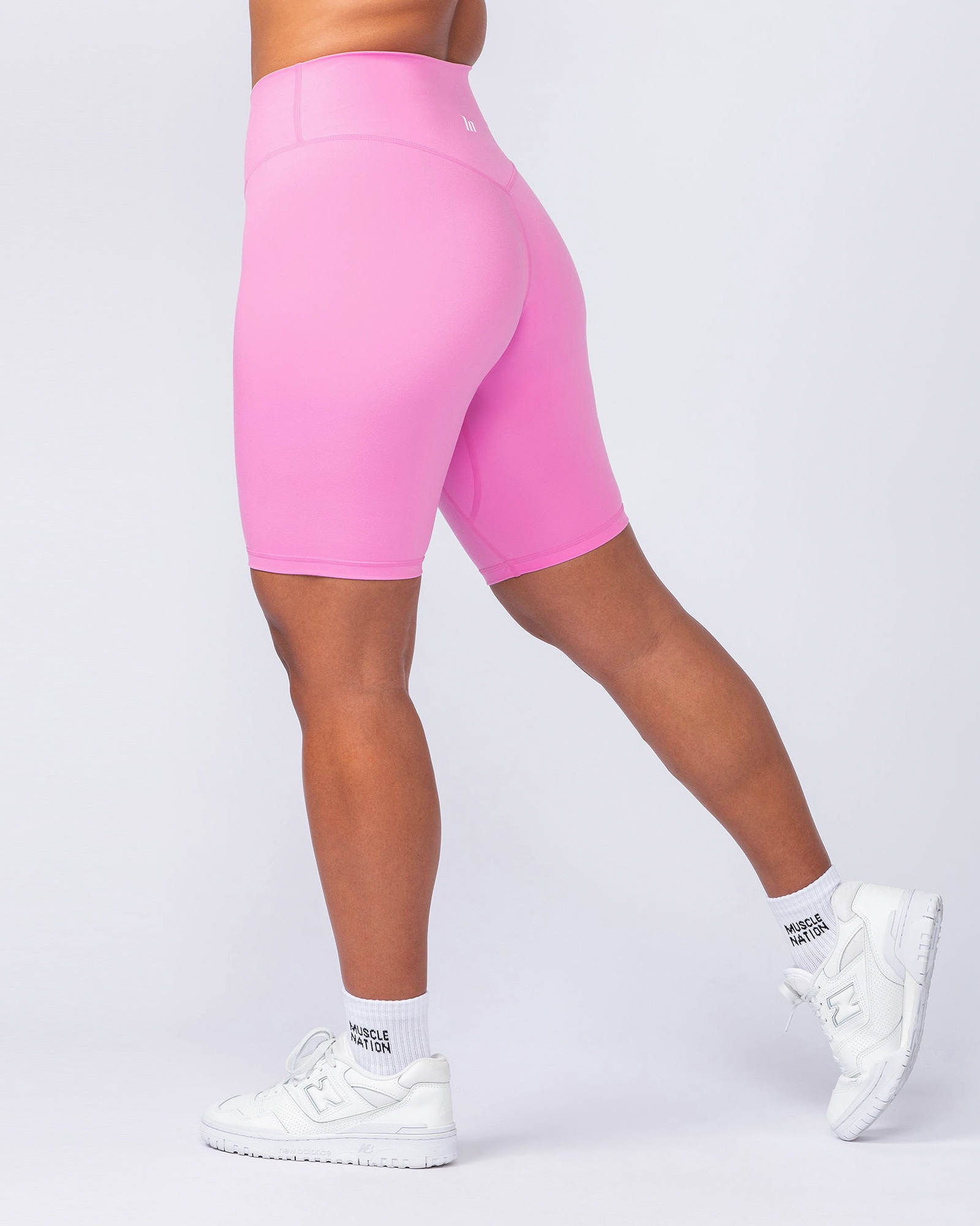 Zero Rise Everyday Referee Length Shorts - Hollywood Pink