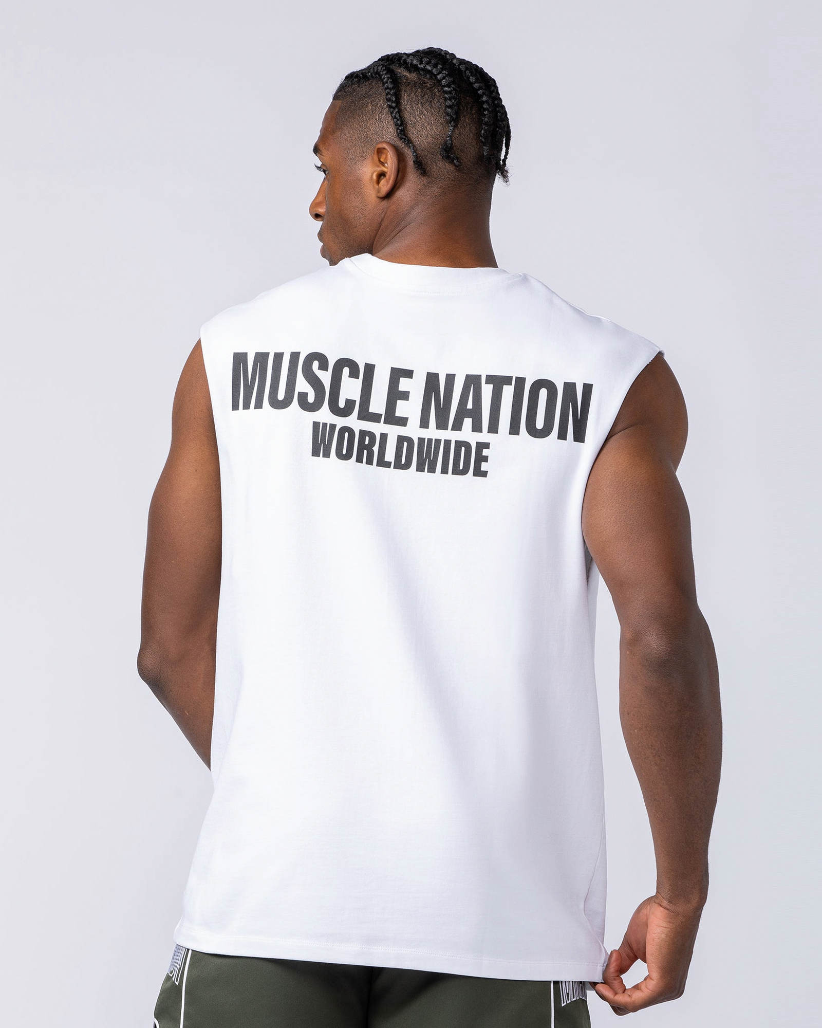 Worldwide Muscle Tank - White