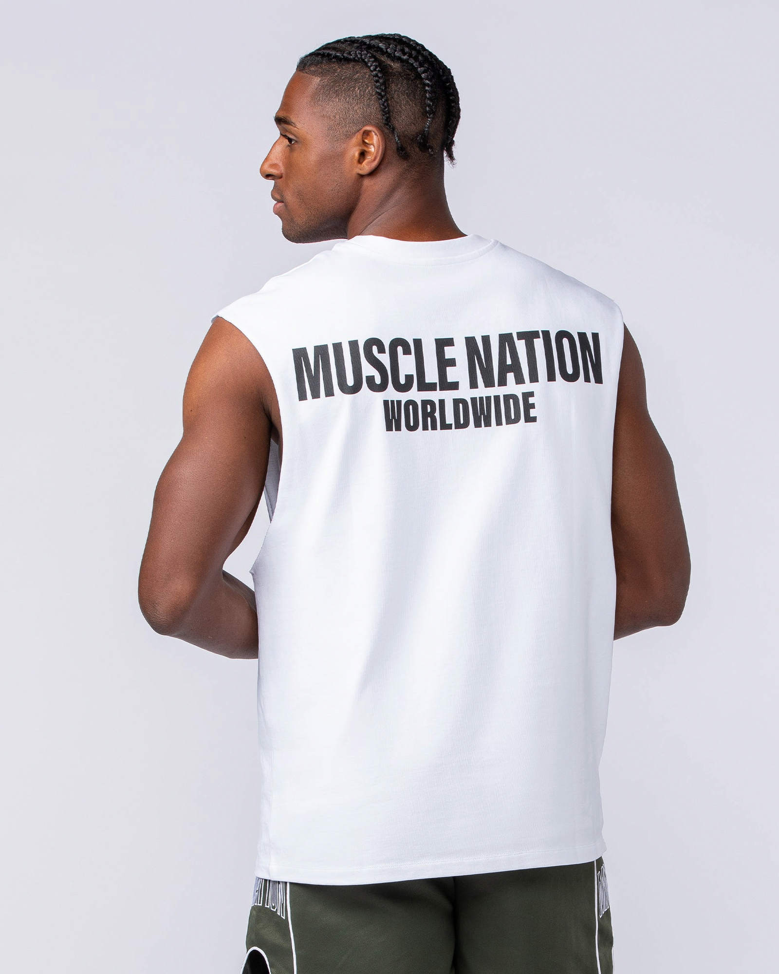 Worldwide Muscle Tank - White