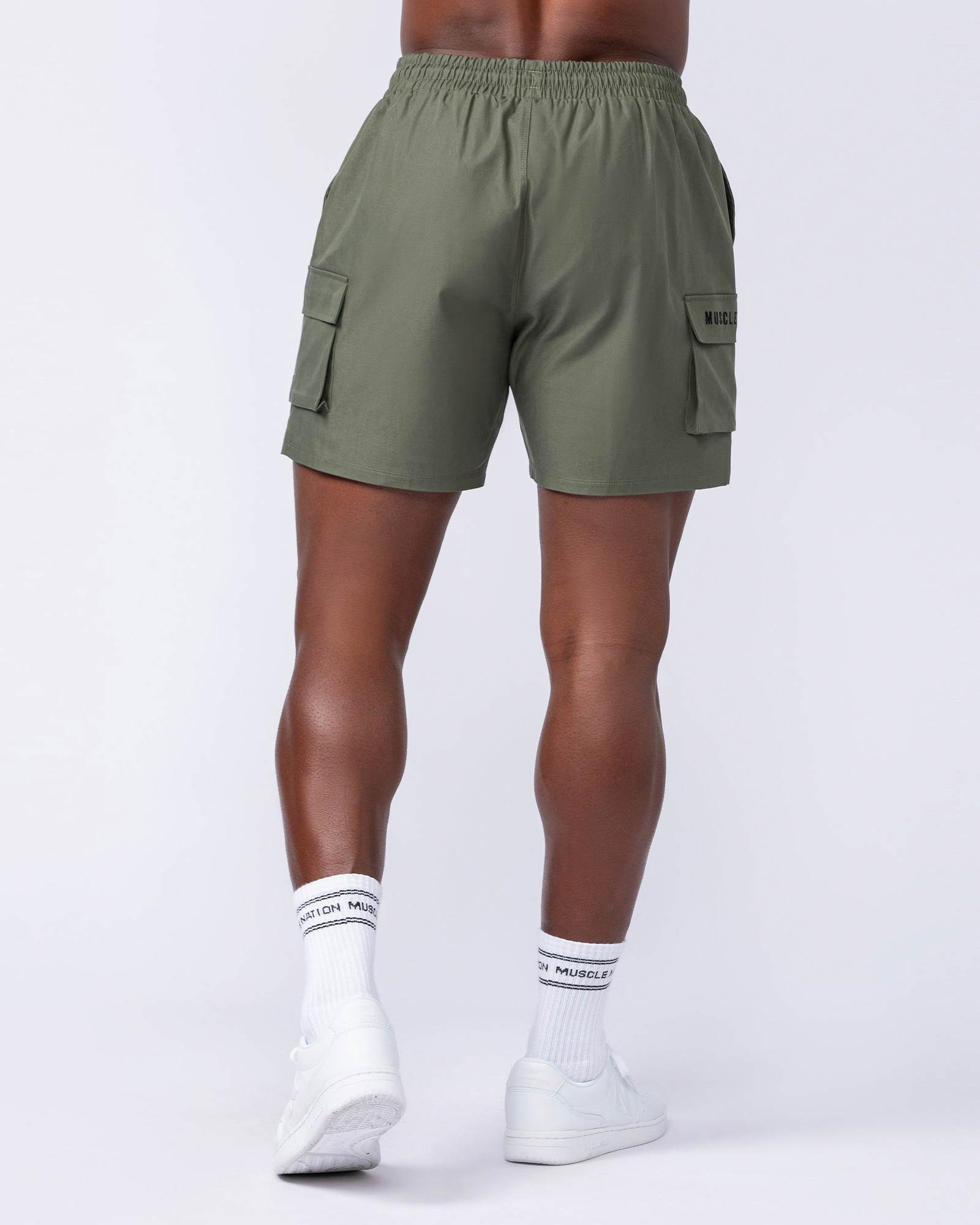 Daily Cargo 5" Shorts - Dark Khaki (Silicon Logo)