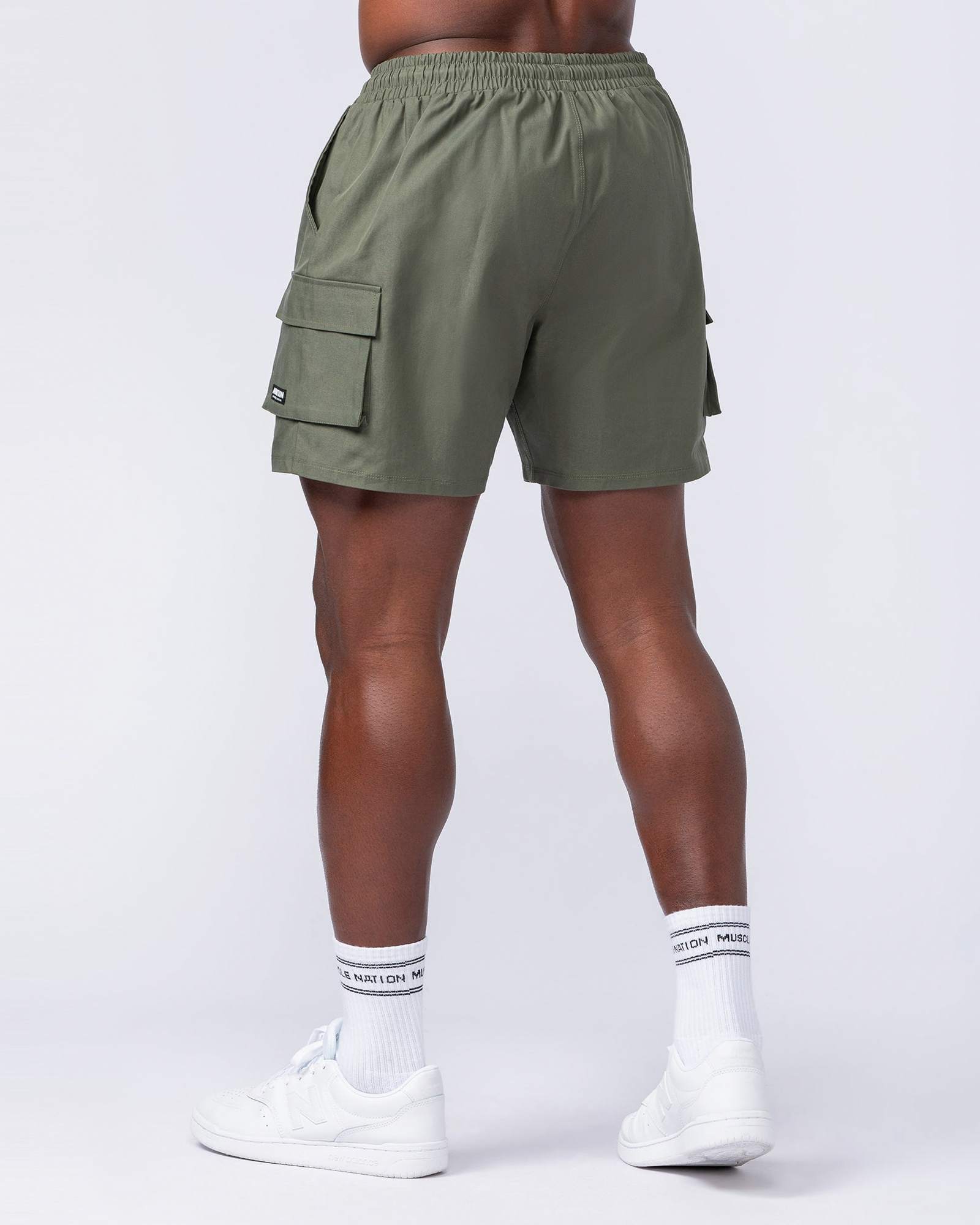 Daily Cargo 5" Shorts - Dark Khaki (Silicon Logo)