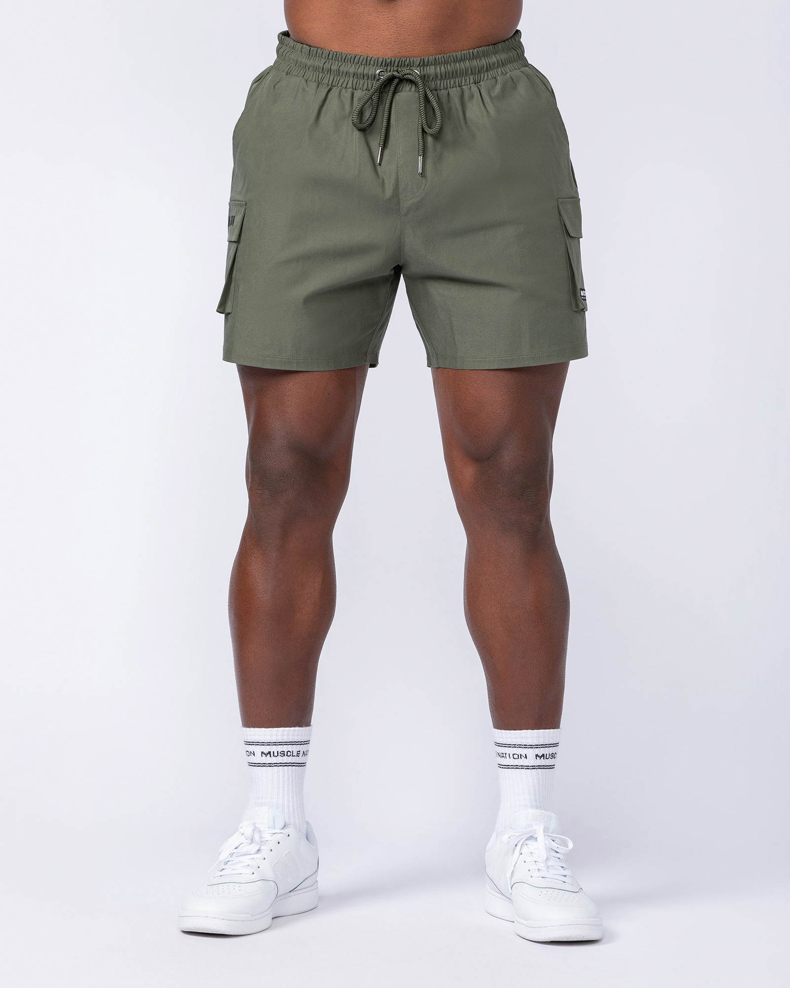 Daily Cargo 5" Shorts - Dark Khaki (Silicon Logo)