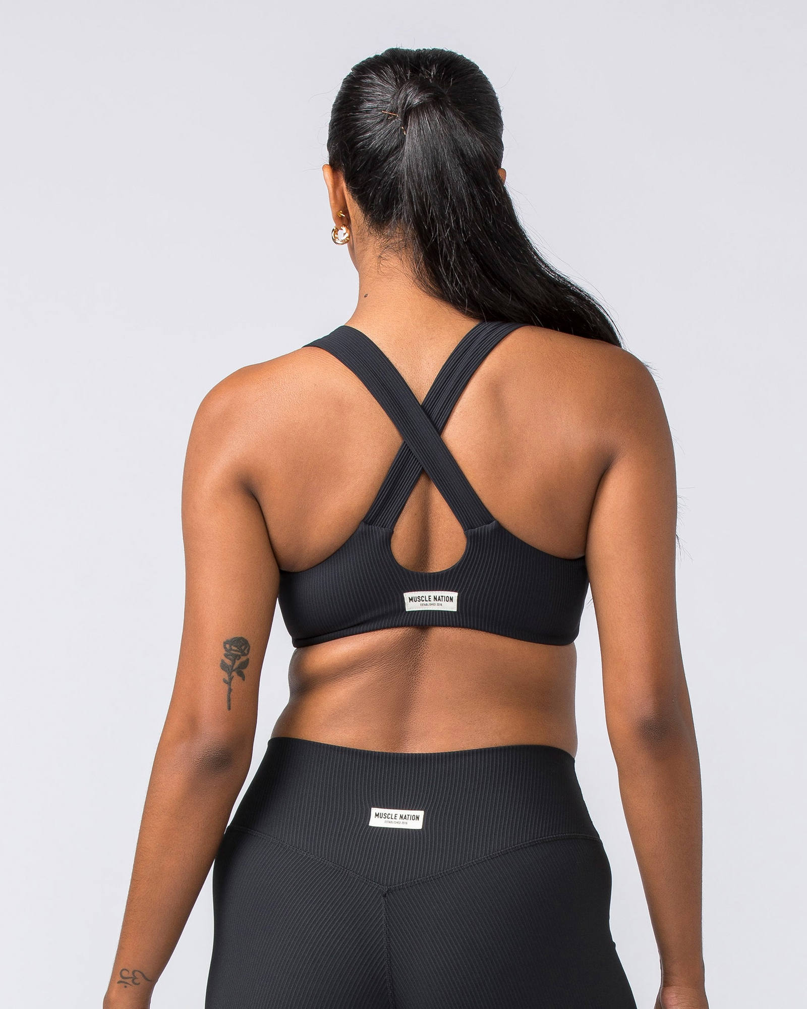 Lush Rib Bralette - Black