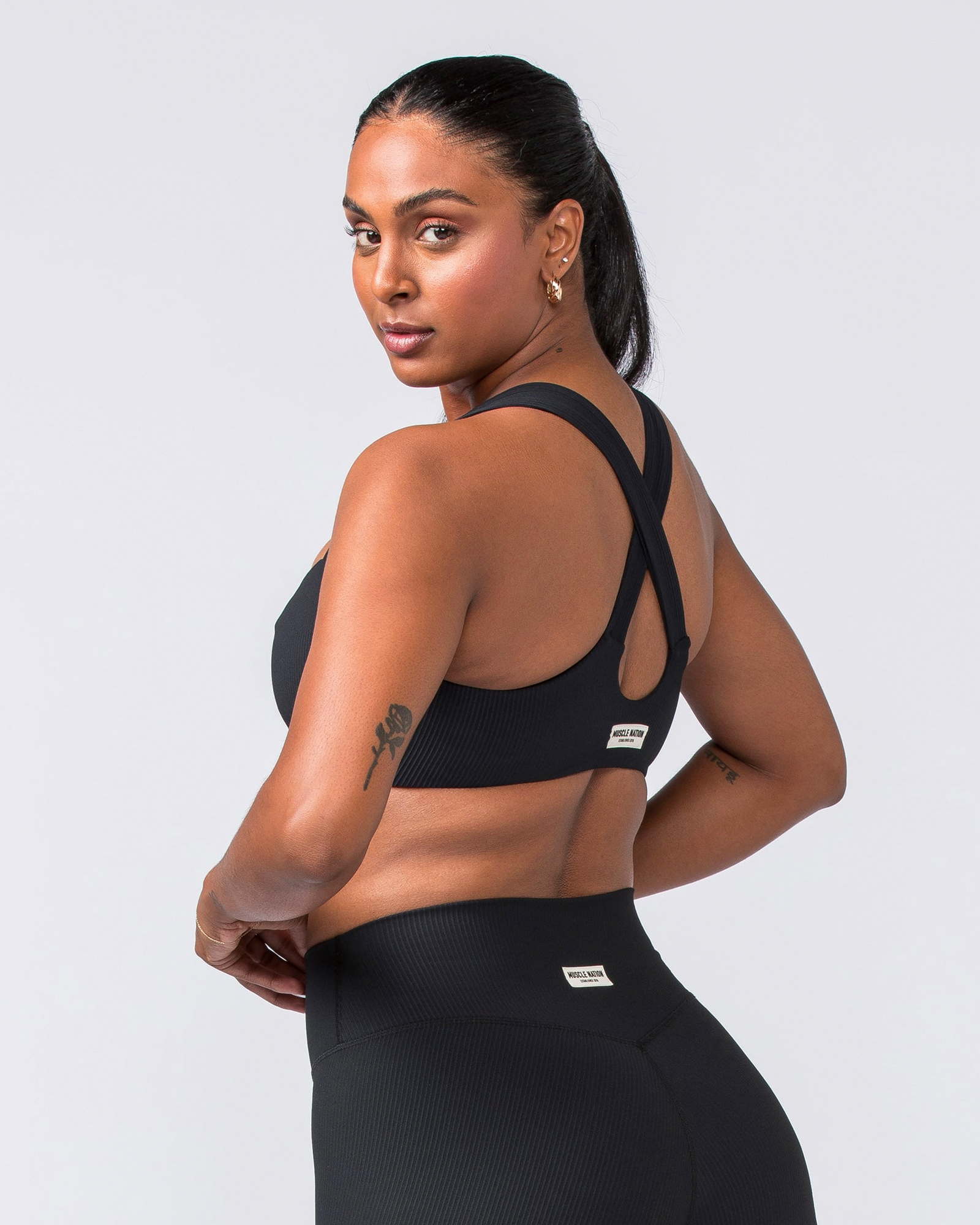 Lush Rib Bralette - Black