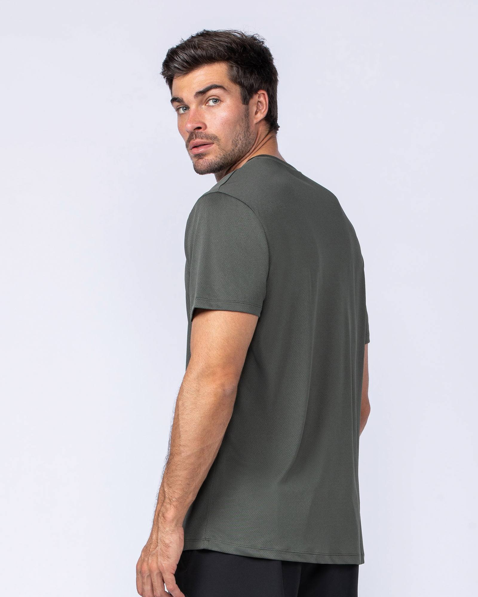 Relaxed Active Tee - Dark Khaki