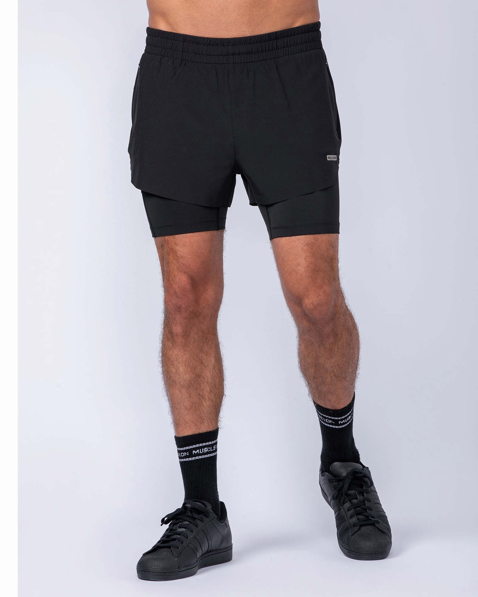 Hybrid 3" Shorts - Black