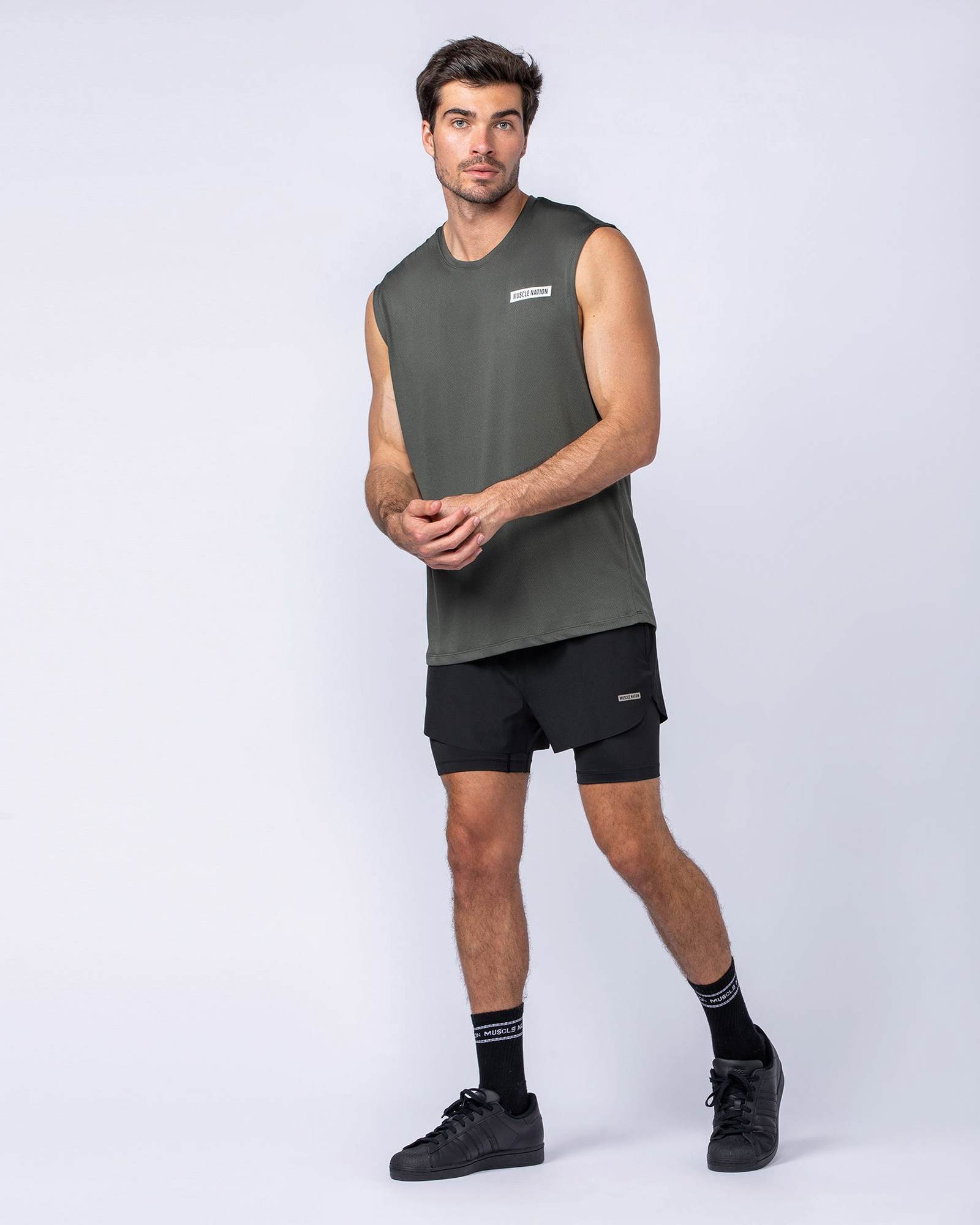 Hybrid 3" Shorts - Black