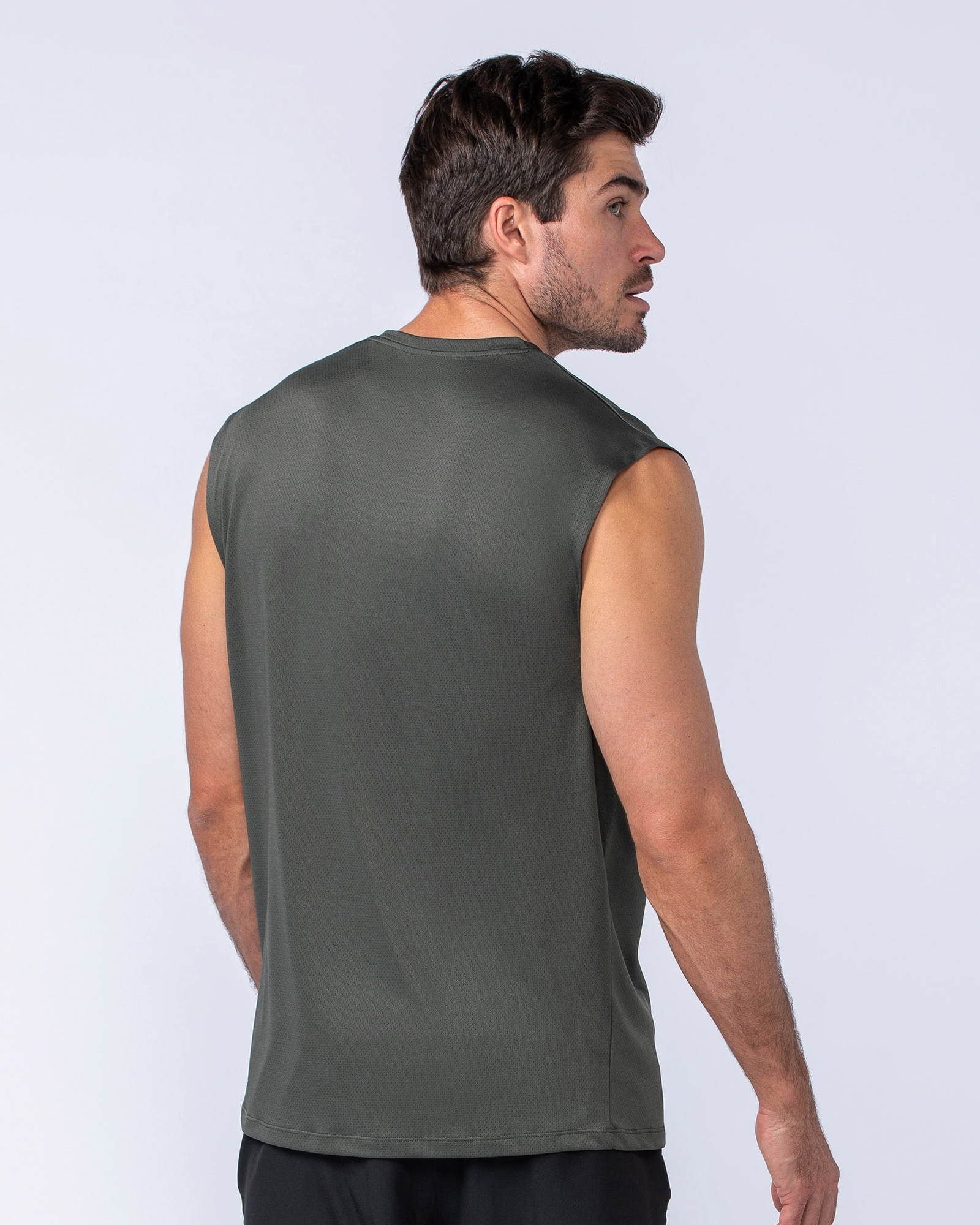 Relaxed Active Tank - Dark Khaki