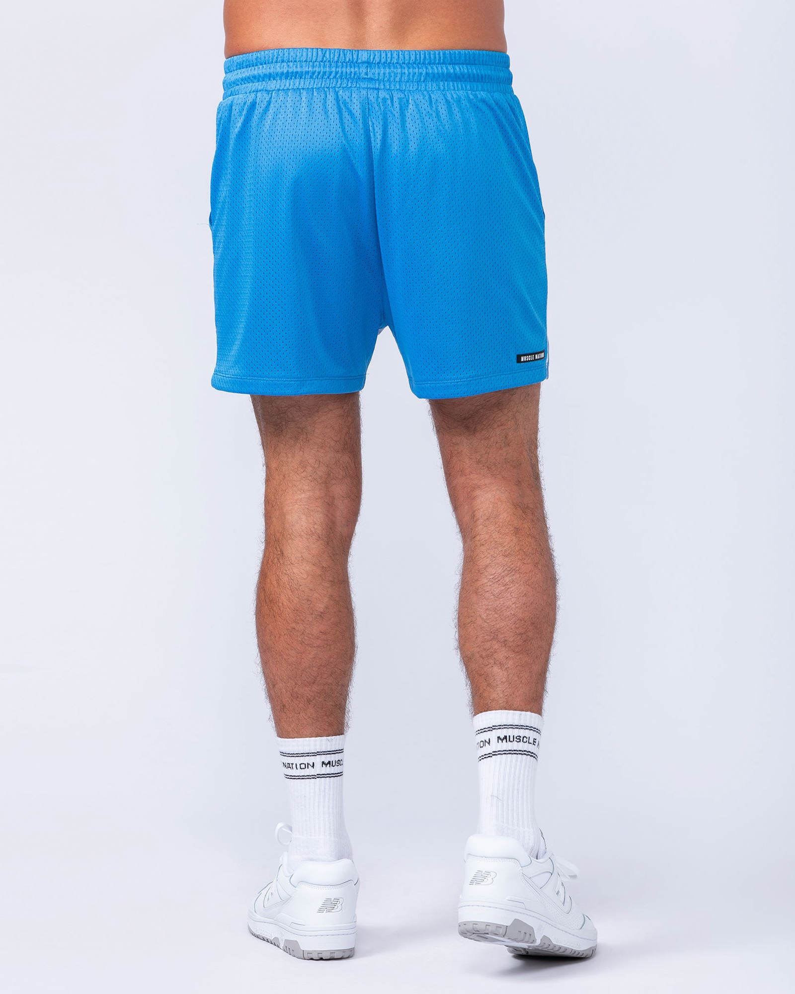 MNation Lay Up 3.5" Shorts - Azure Blue