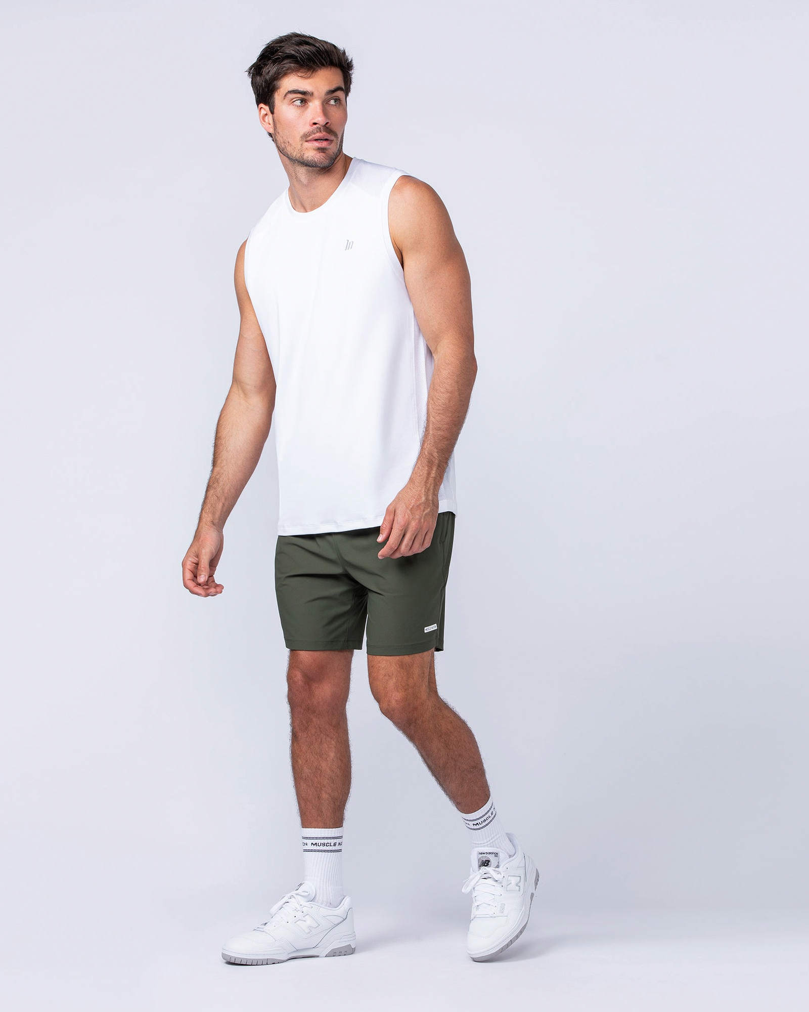 On Repeat Training 7" Shorts - Dark Khaki