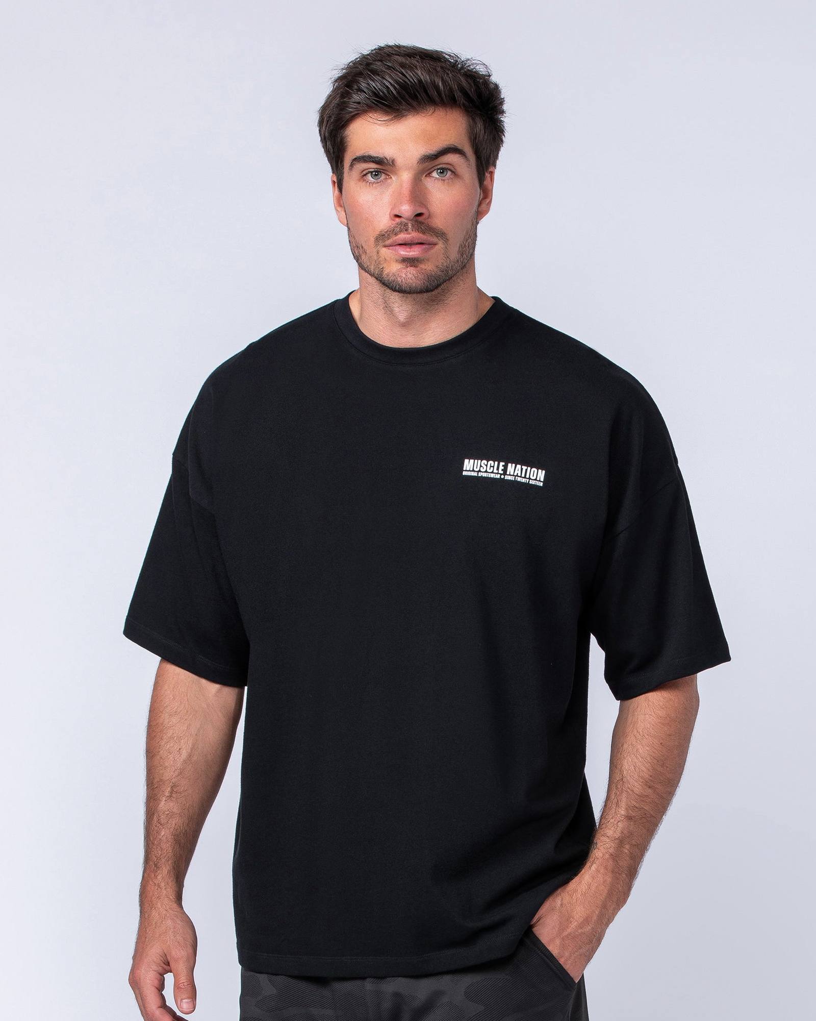 Original Oversized Boxy Tee - Black