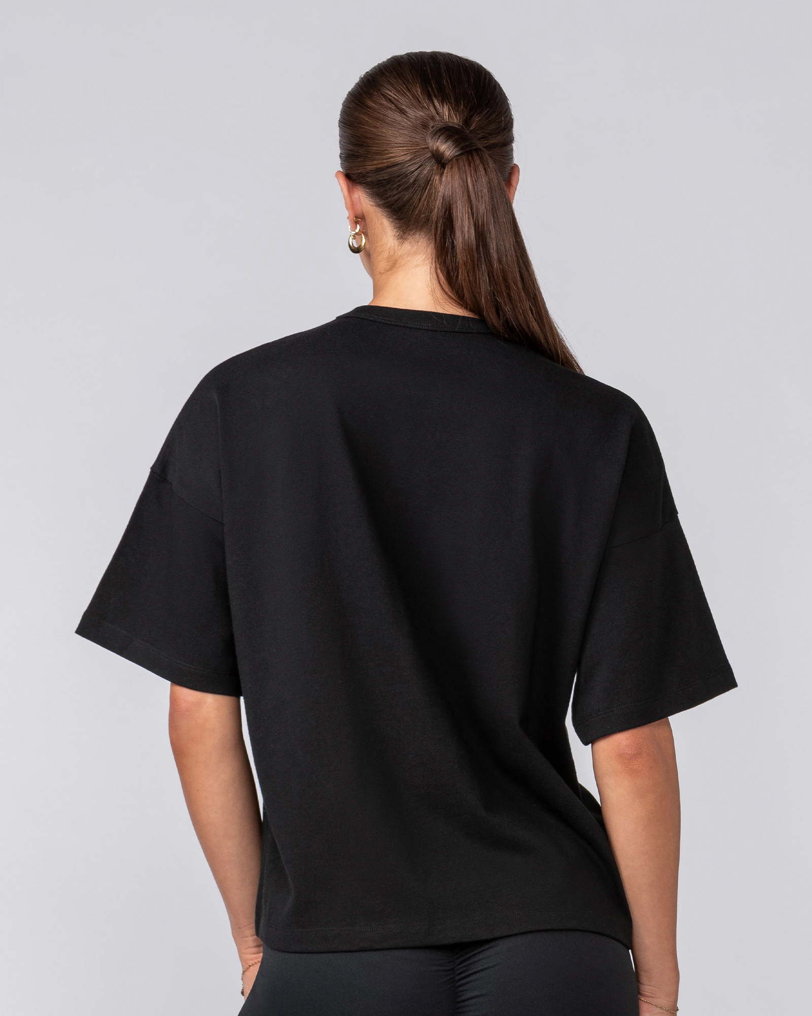 Boxy Fit Tee - Black