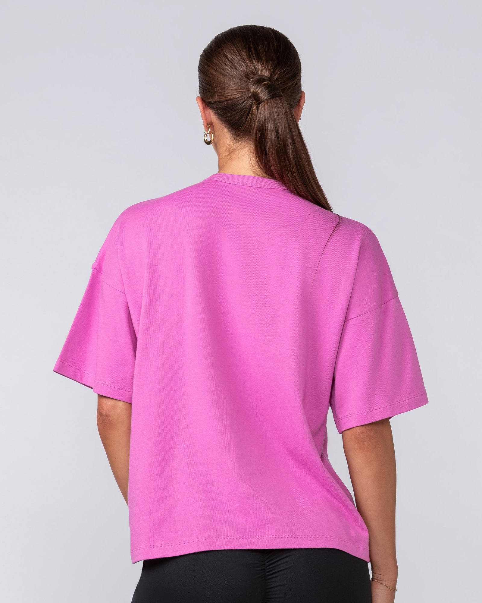 Boxy Fit Tee - Hibiscus