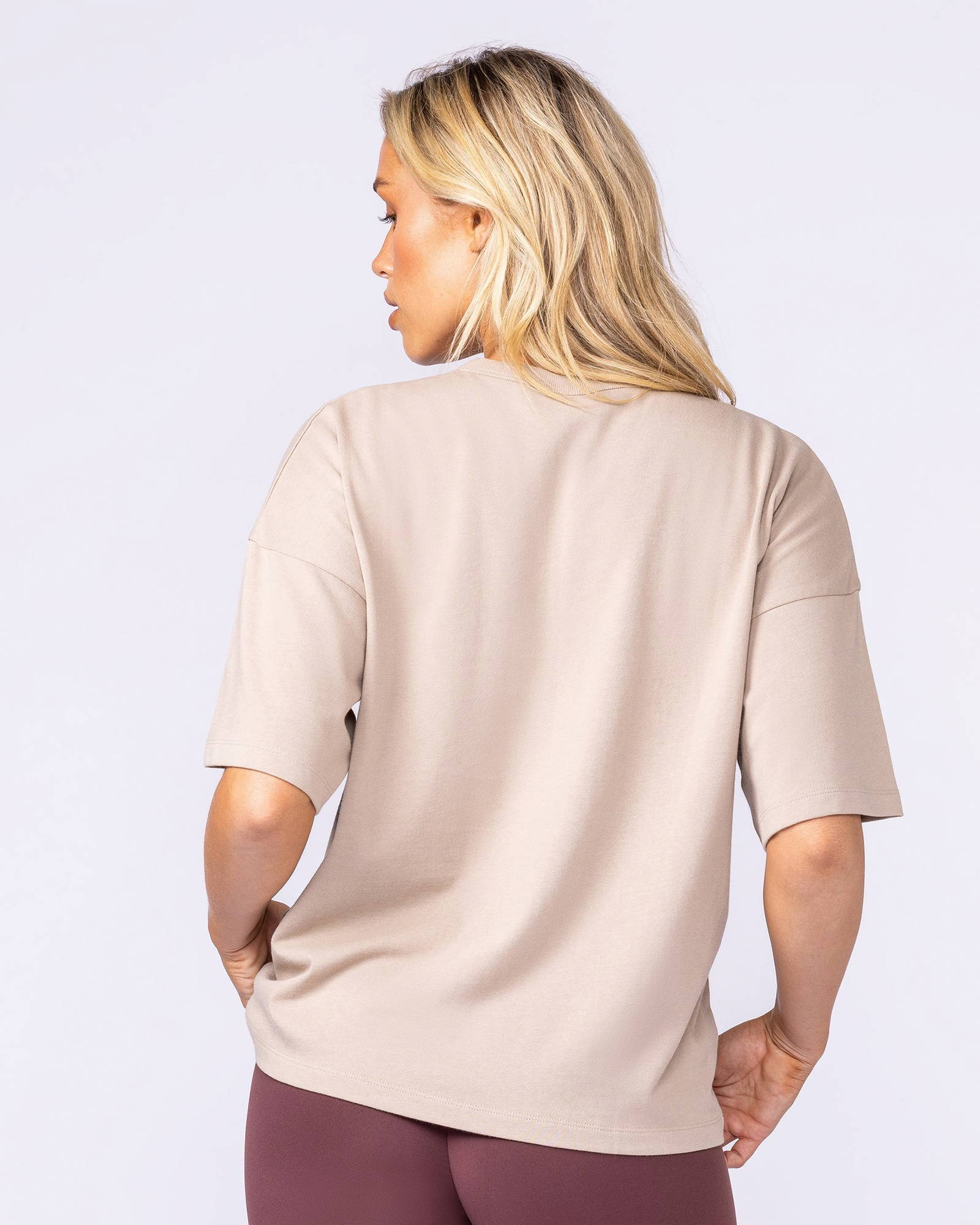 Boxy Fit Tee - Sandstorm