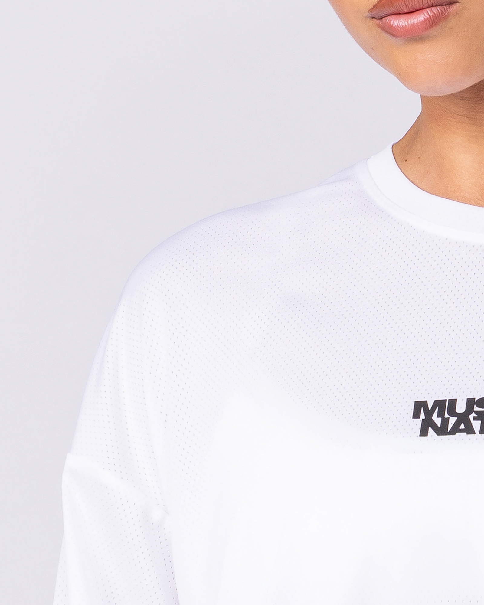 Boxy Training Tee - White