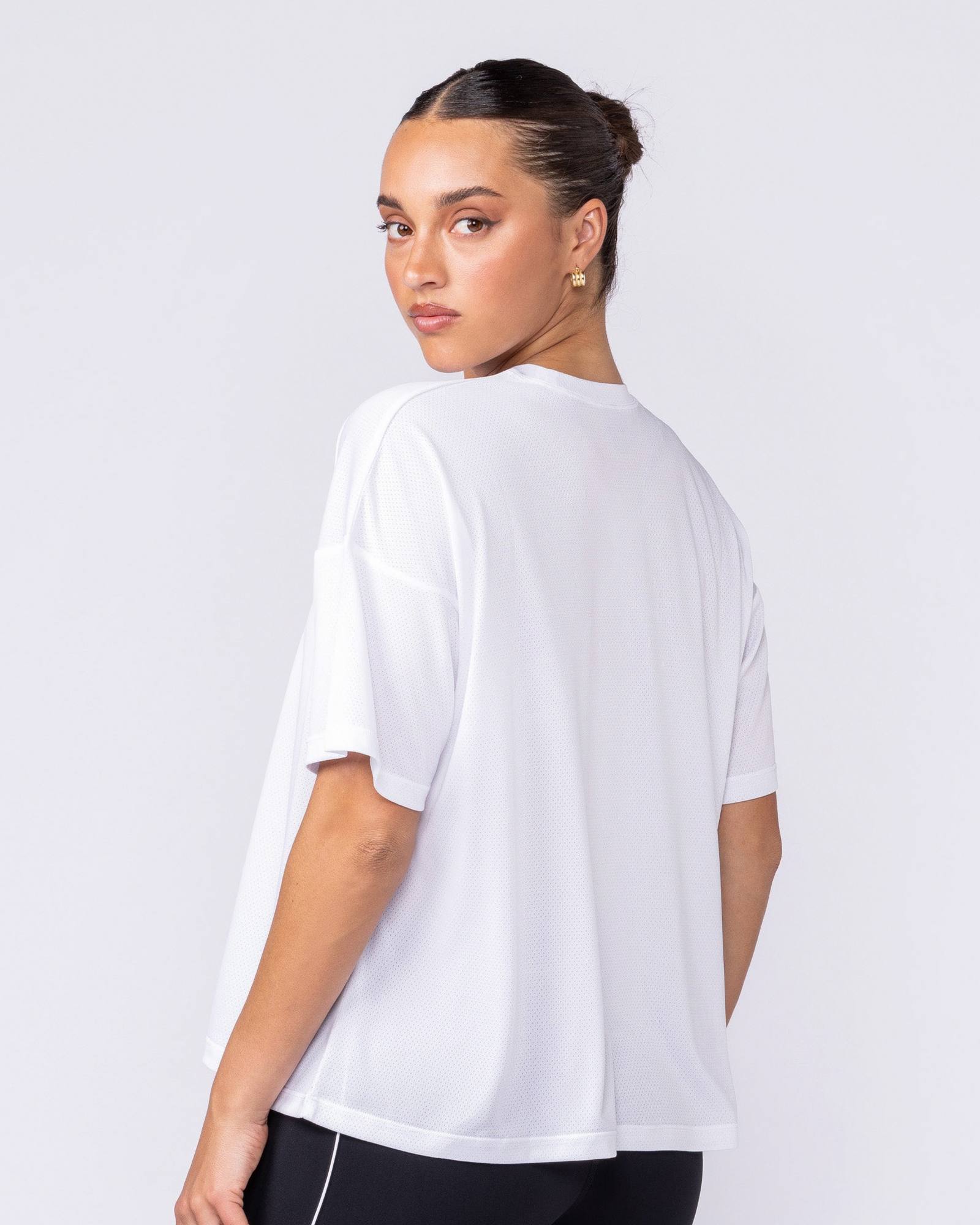 Boxy Training Tee - White