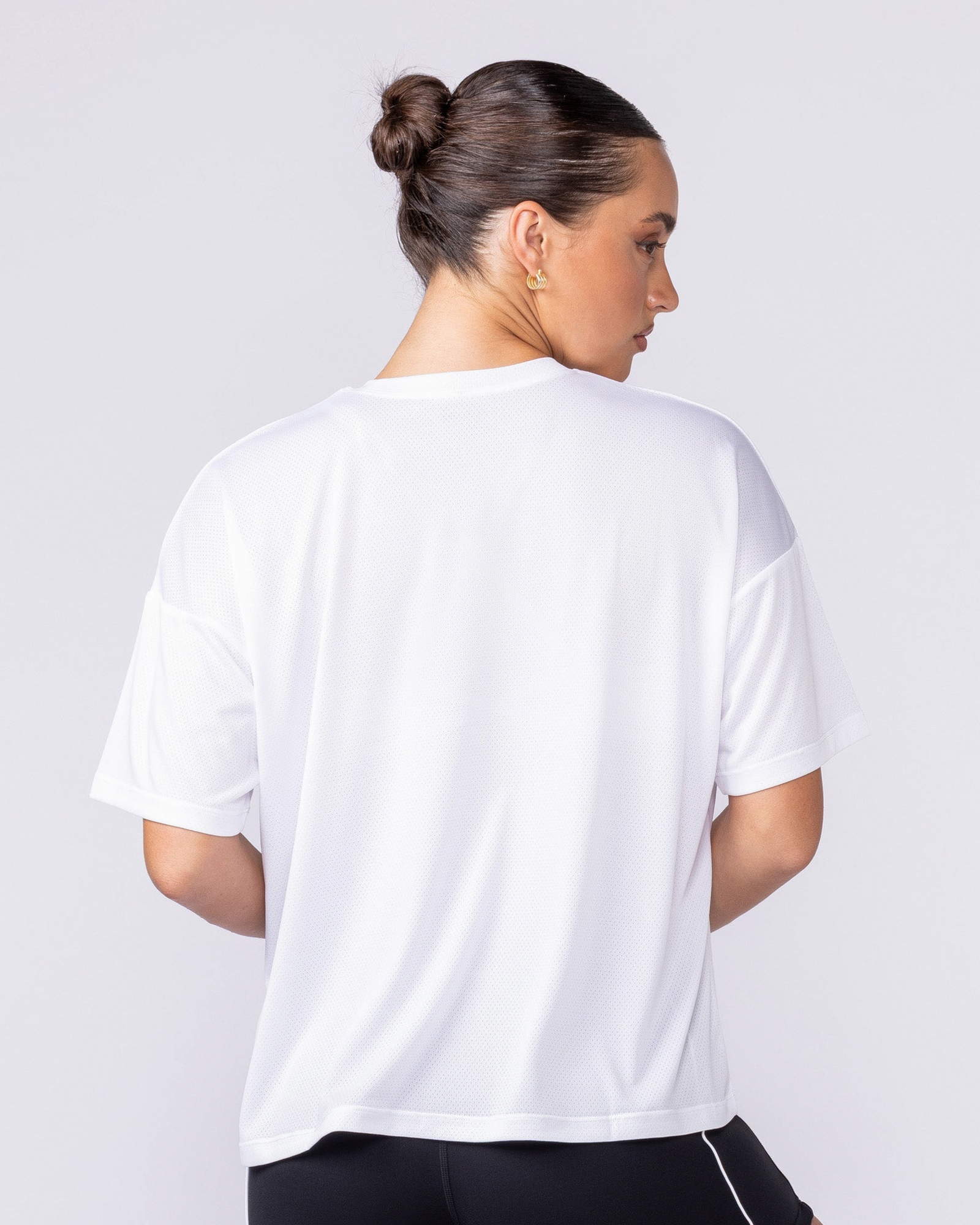 Boxy Training Tee - White