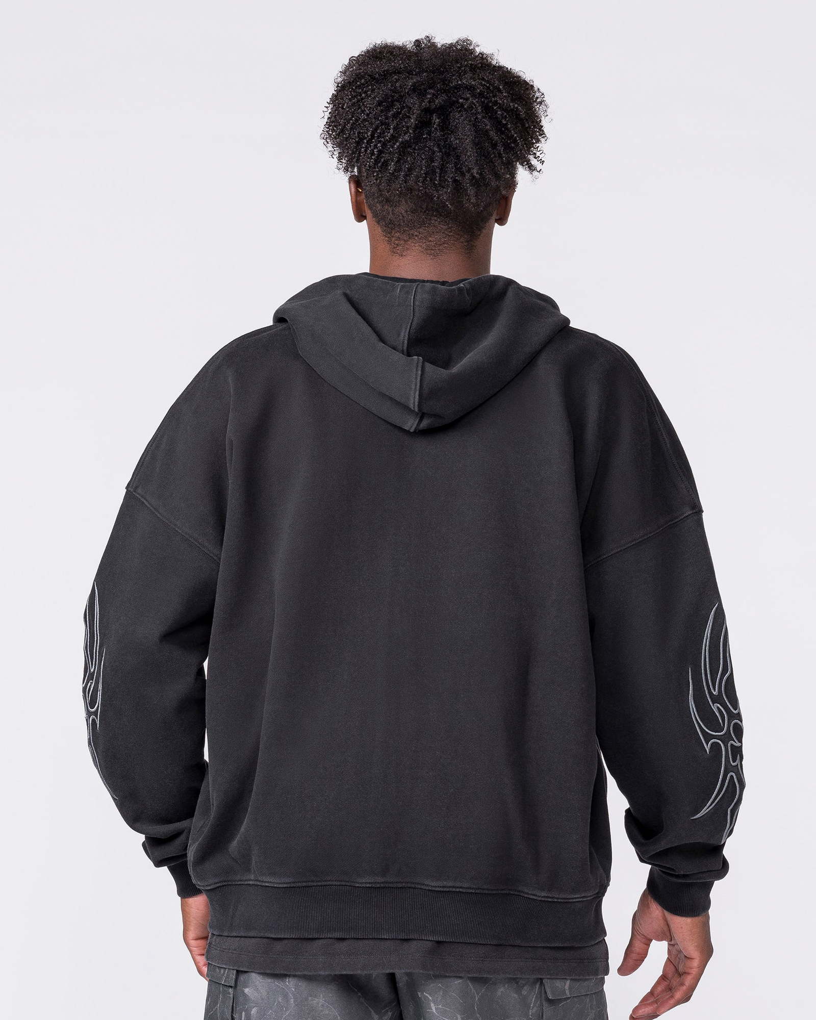 Breakout Vintage Zip Hoodie - Washed Black