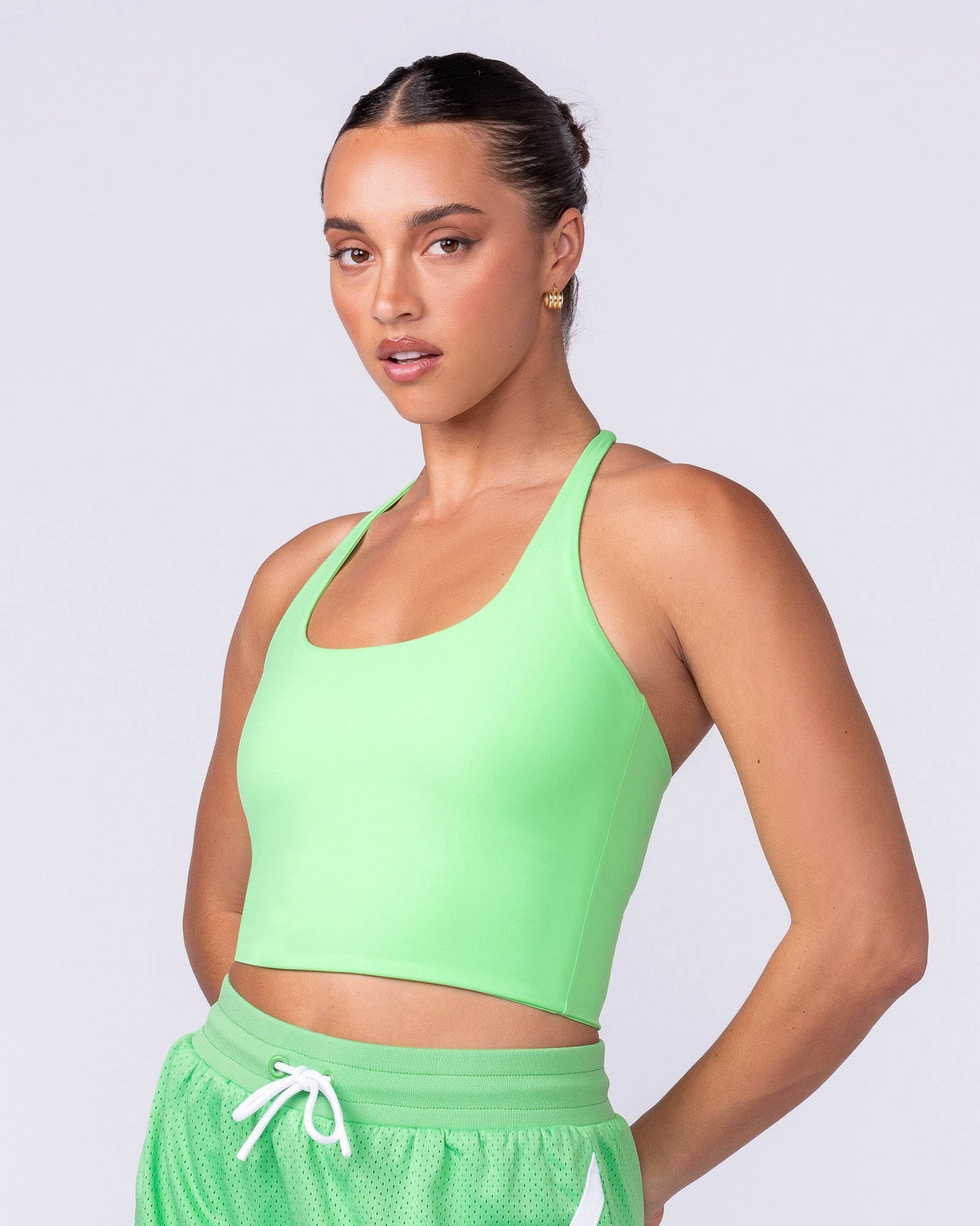 Captivate Bra Tank - Key Lime