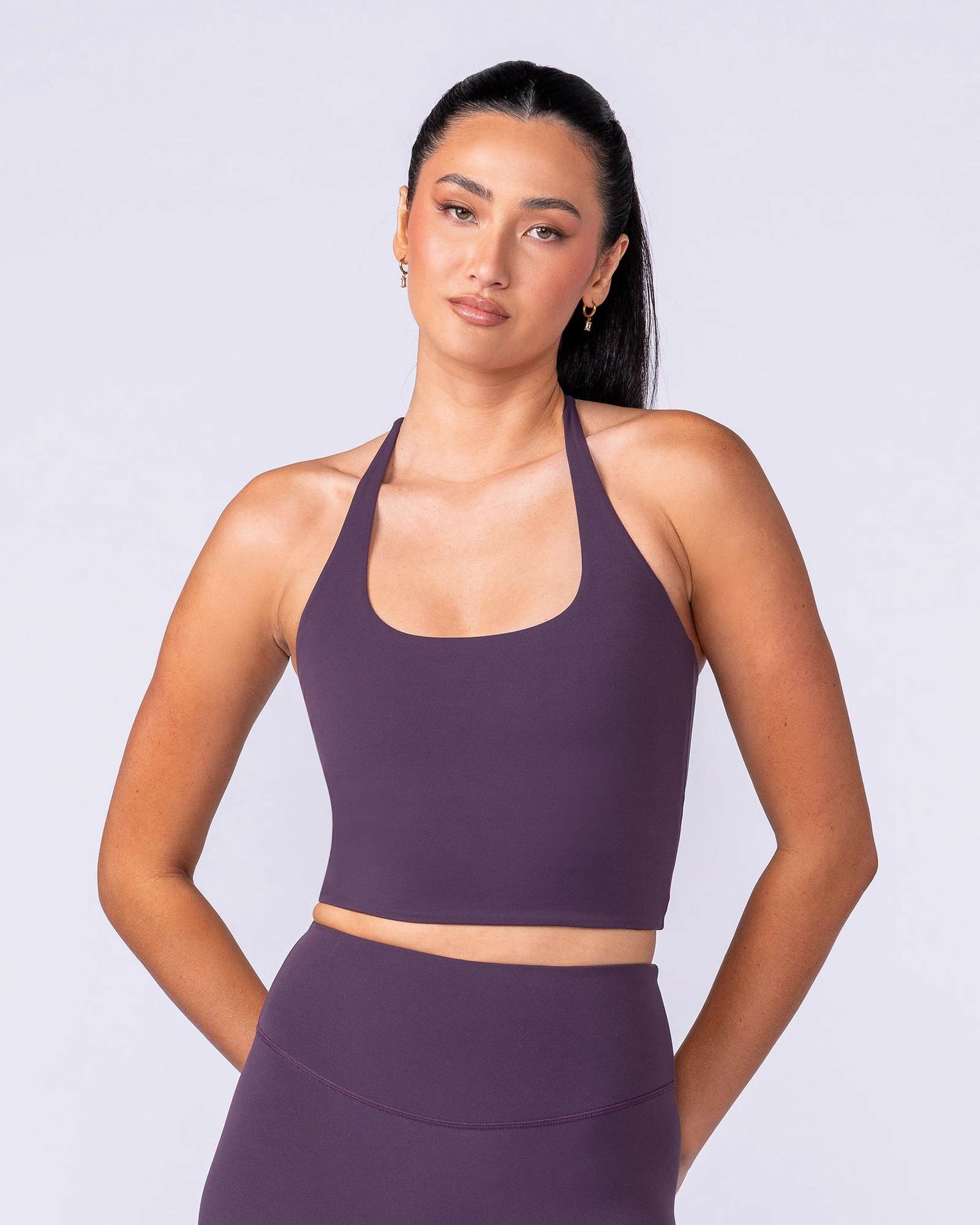 Captivate Bra Tank - Midnight Plum