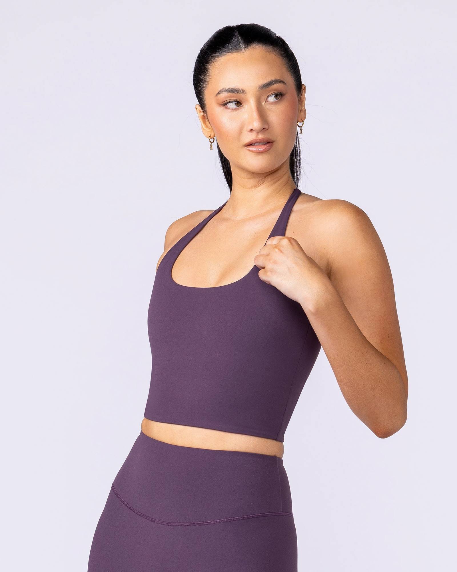 Captivate Bra Tank - Midnight Plum