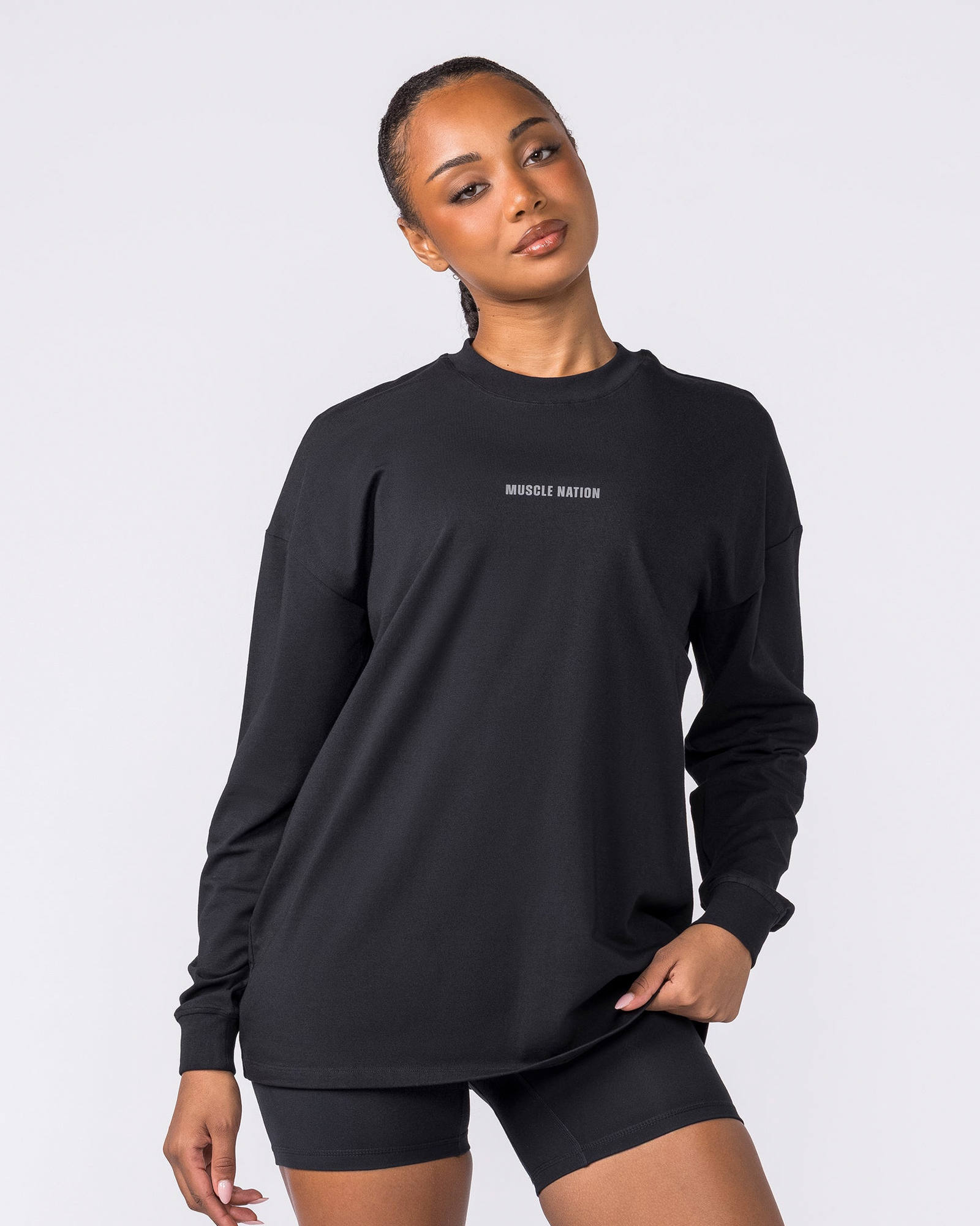 Classic Long Sleeve Top - Black