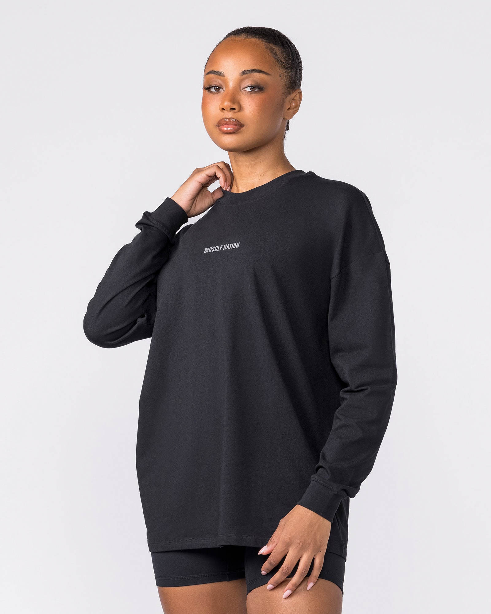Classic Long Sleeve Top - Black